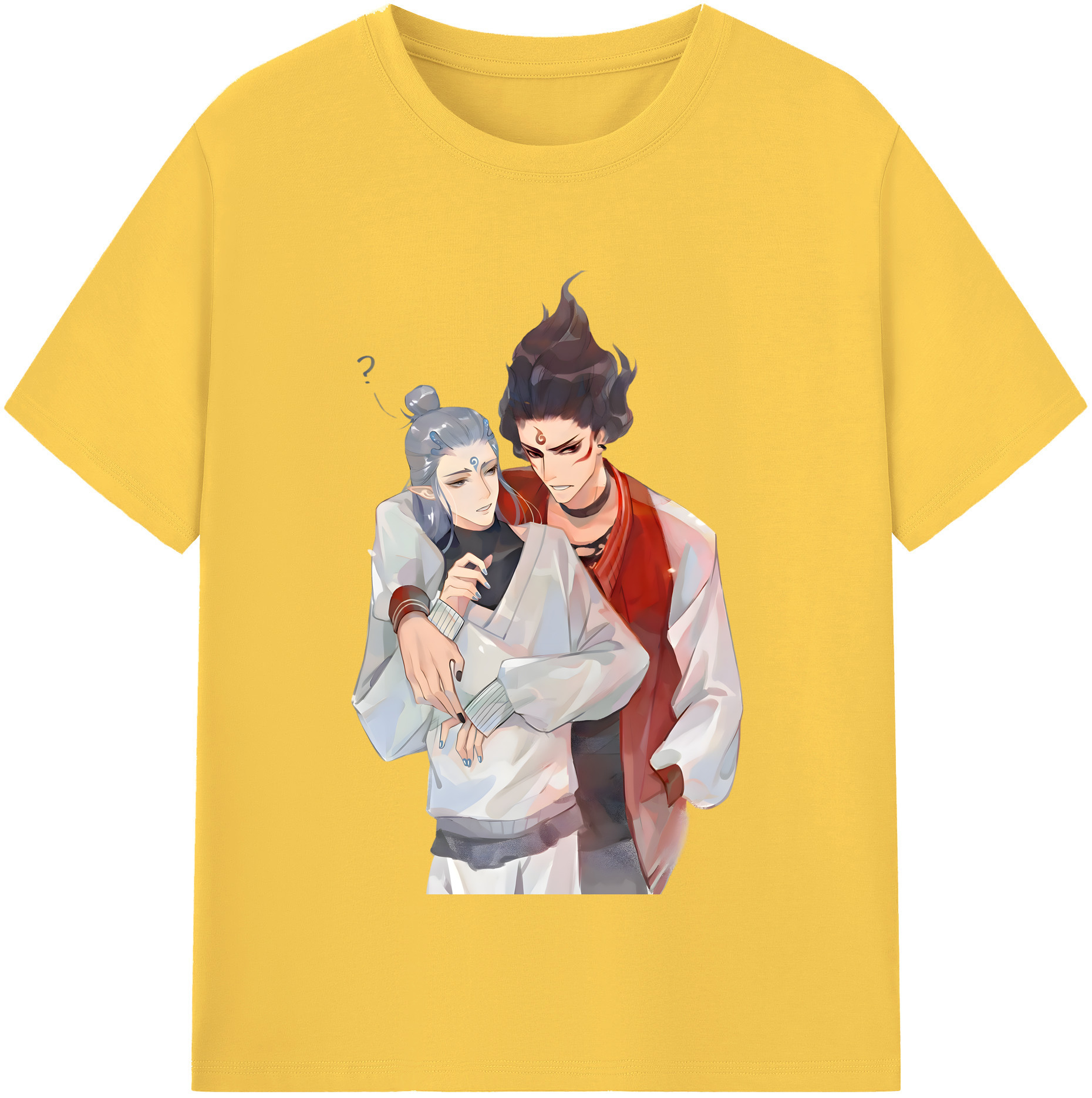 （画像用） Ne Zha 2 ナタ 魔童の大暴れ 綿100％半袖Tシャツ（フロントプリント）