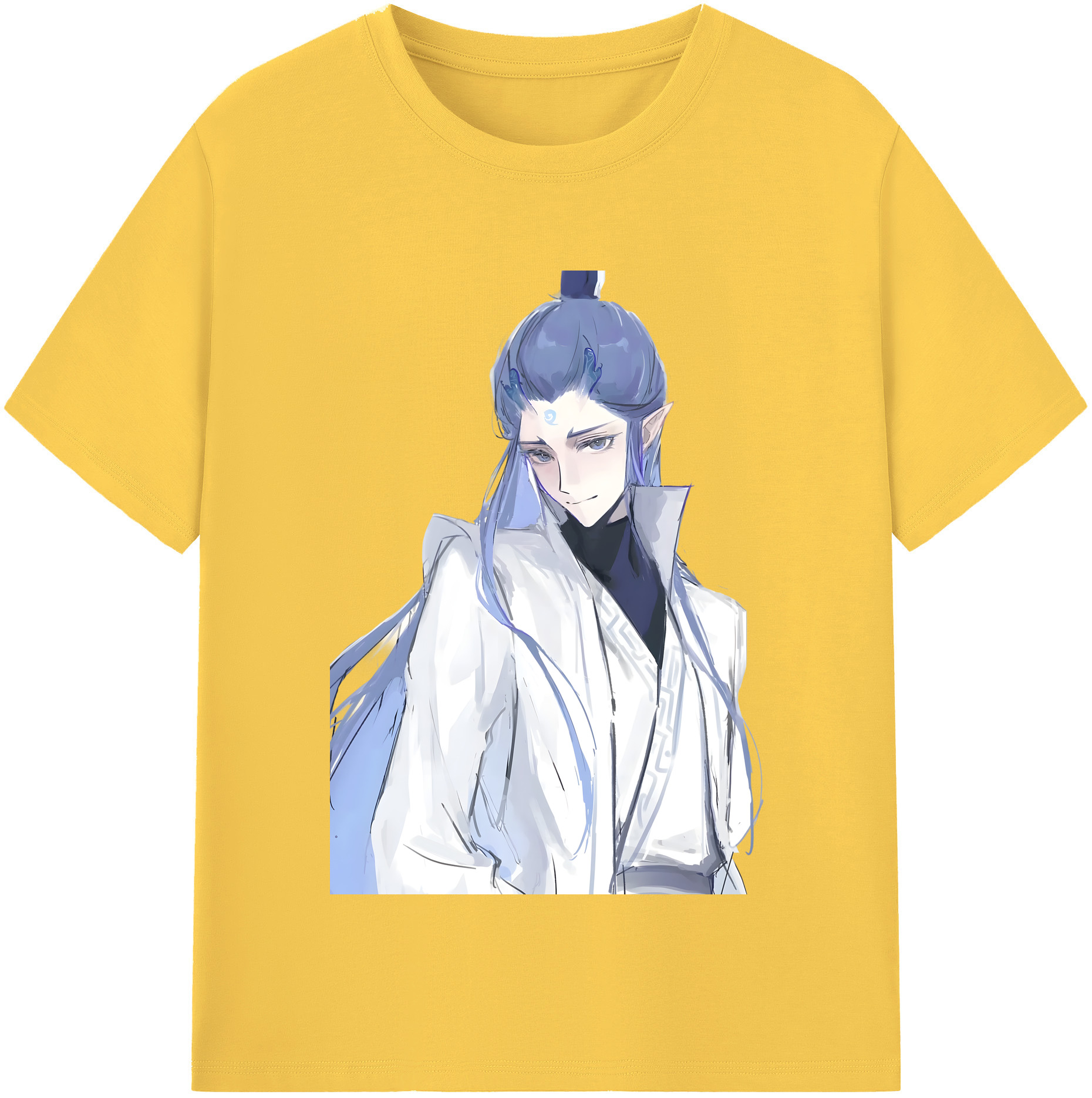 （画像用） Ne Zha 2 ナタ 魔童の大暴れ 綿100％半袖Tシャツ（フロントプリント）