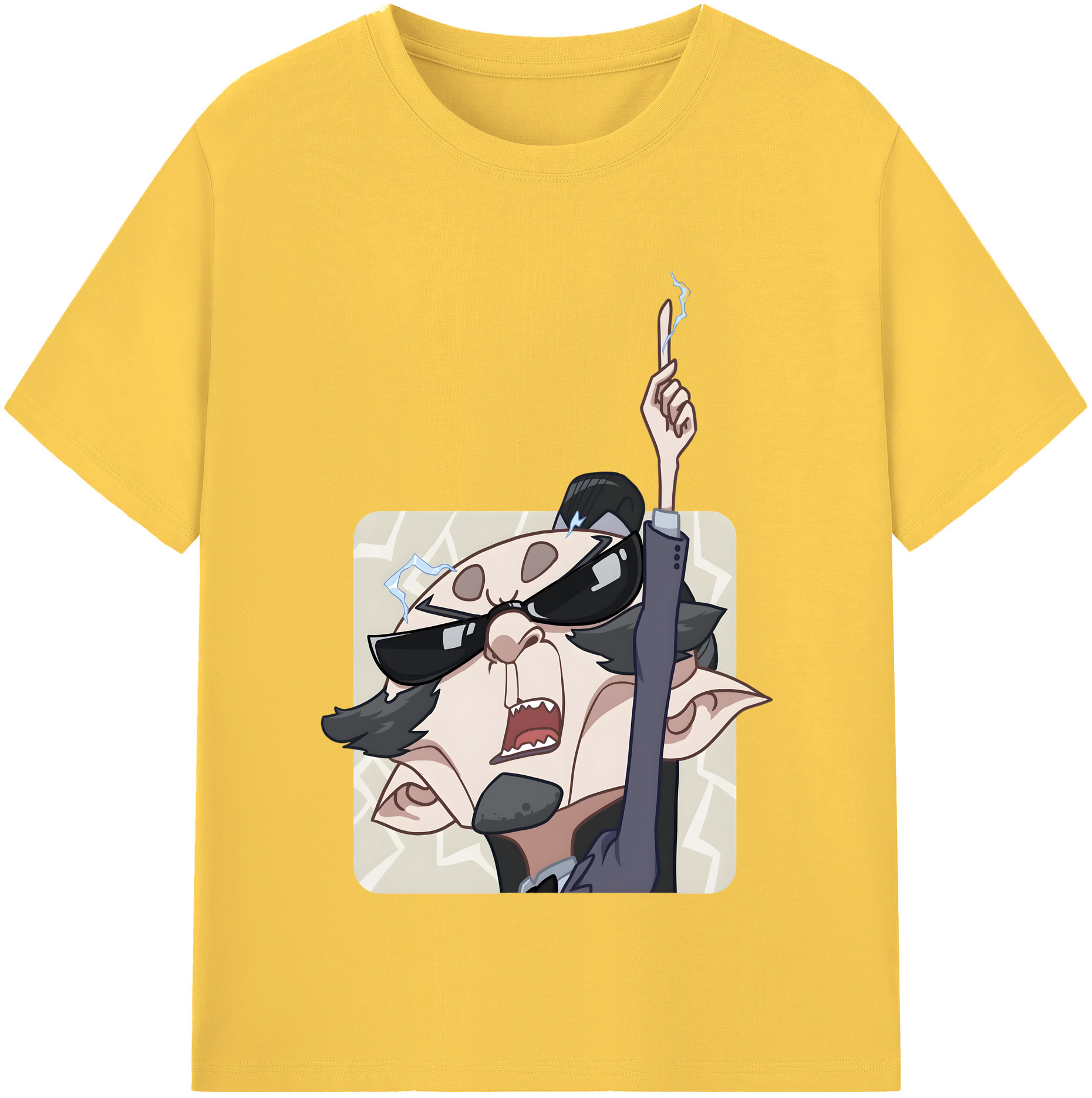 （画像用） Ne Zha 2 ナタ 魔童の大暴れ 綿100％半袖Tシャツ（フロントプリント）