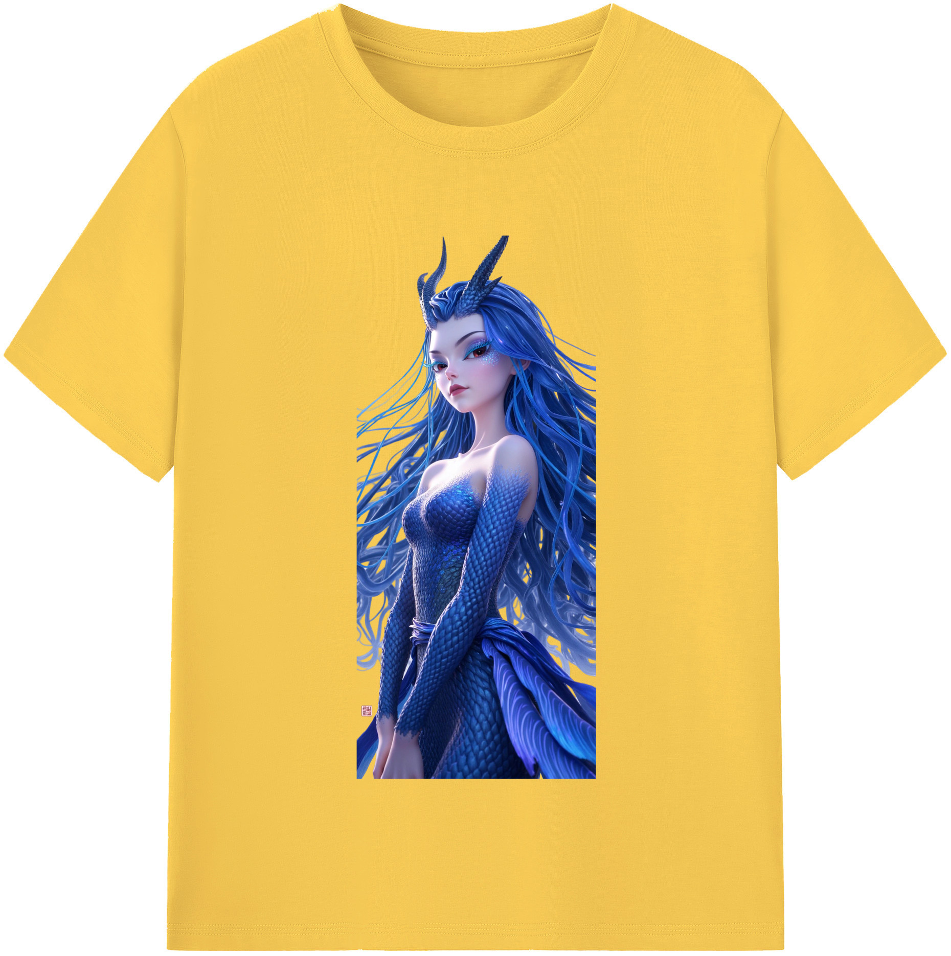 （画像用） Ne Zha 2 ナタ 魔童の大暴れ 綿100％半袖Tシャツ（フロントプリント）
