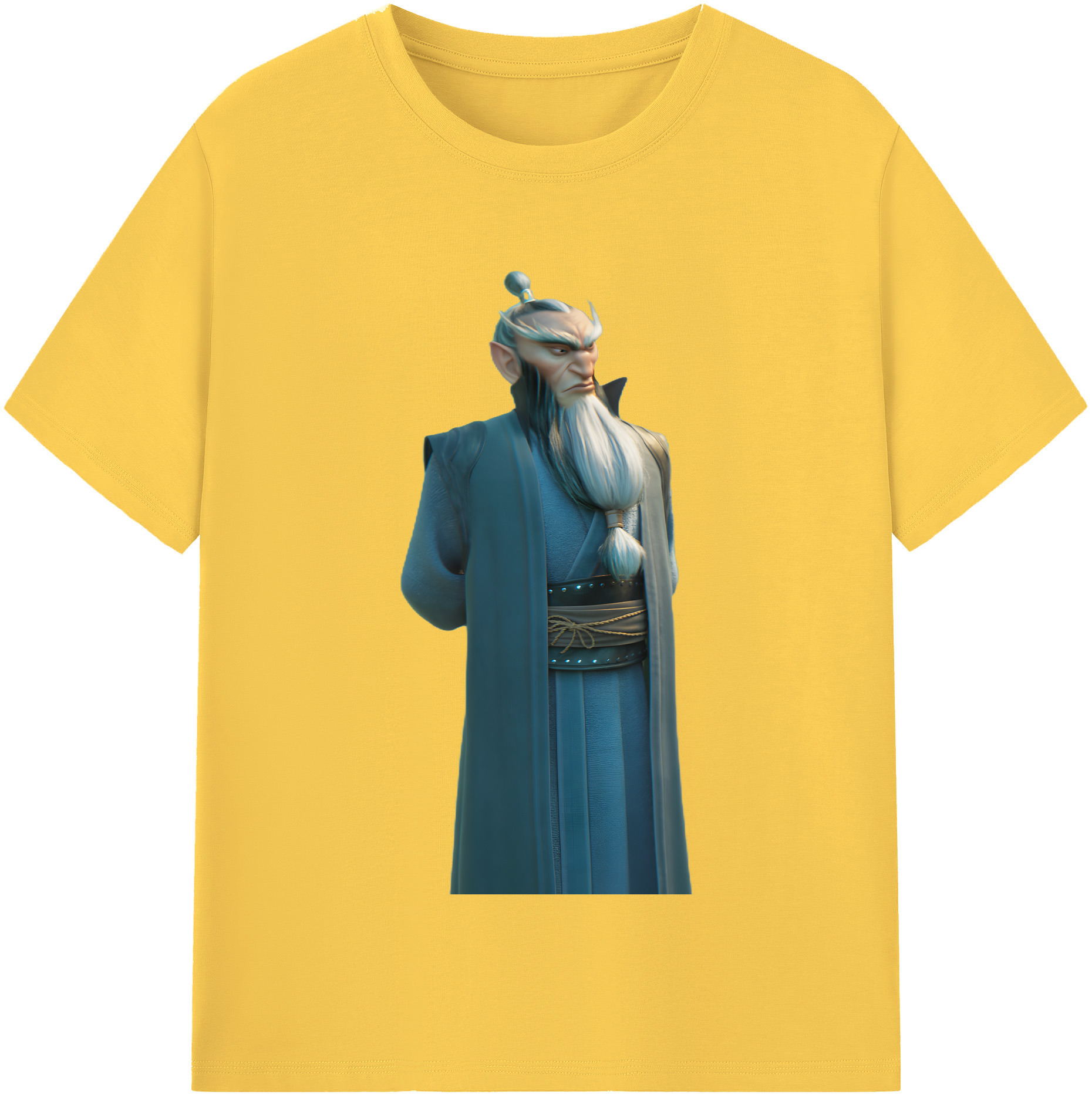 （画像用） Ne Zha 2 ナタ 魔童の大暴れ 綿100％半袖Tシャツ（フロントプリント）