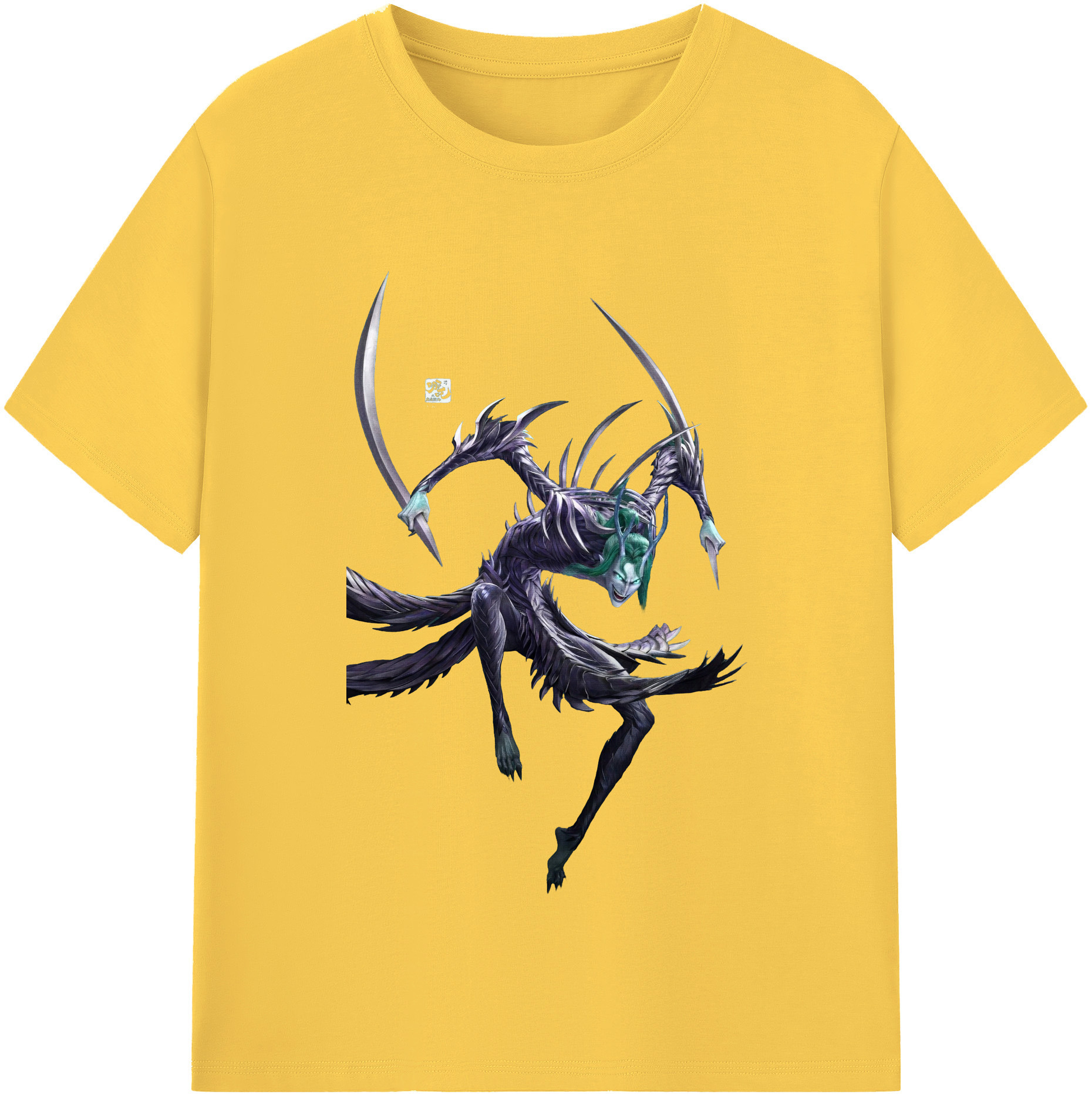 （画像用） Ne Zha 2 ナタ 魔童の大暴れ 綿100％半袖Tシャツ（フロントプリント）