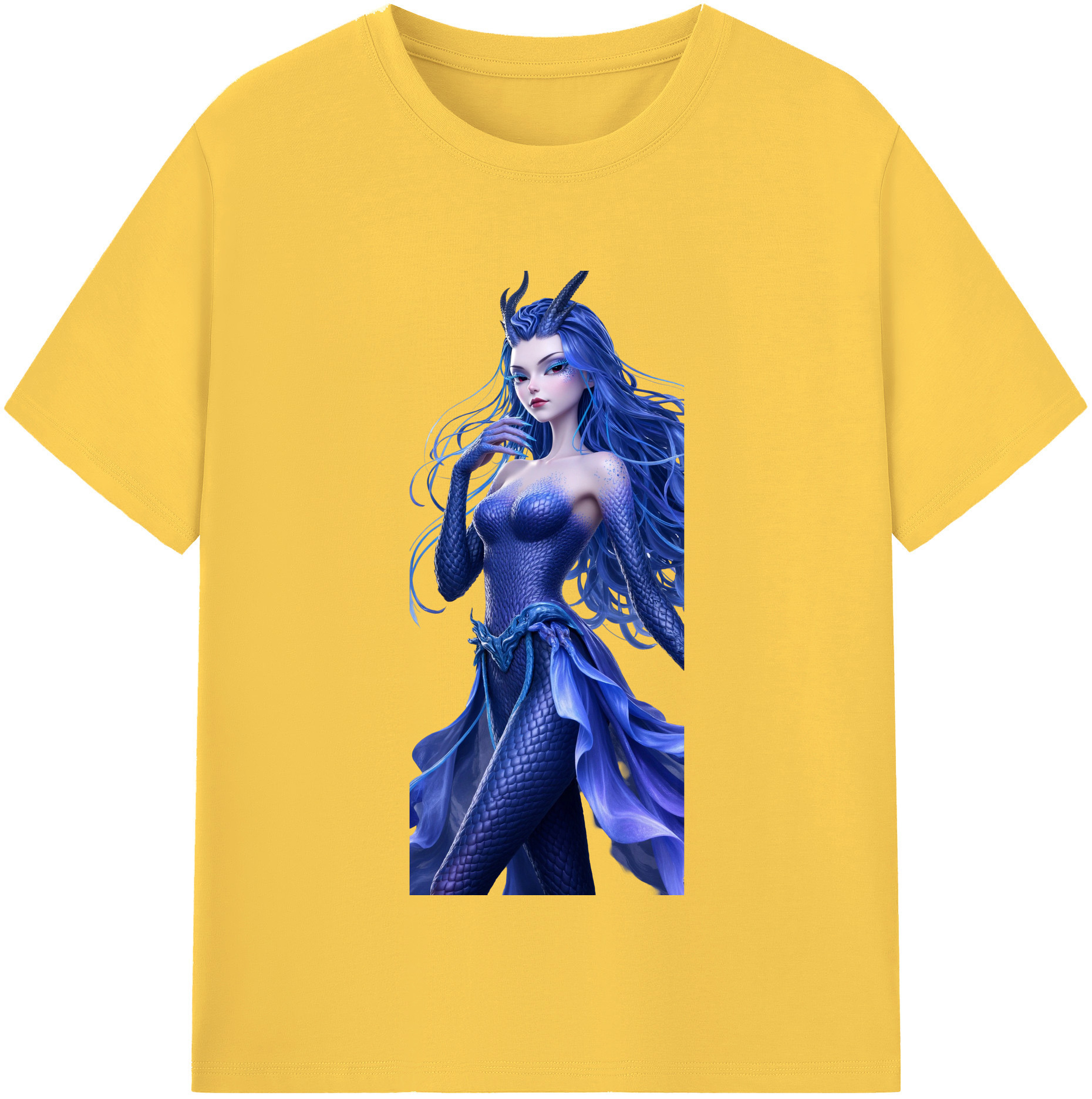 （画像用） Ne Zha 2 ナタ 魔童の大暴れ 綿100％半袖Tシャツ（フロントプリント）