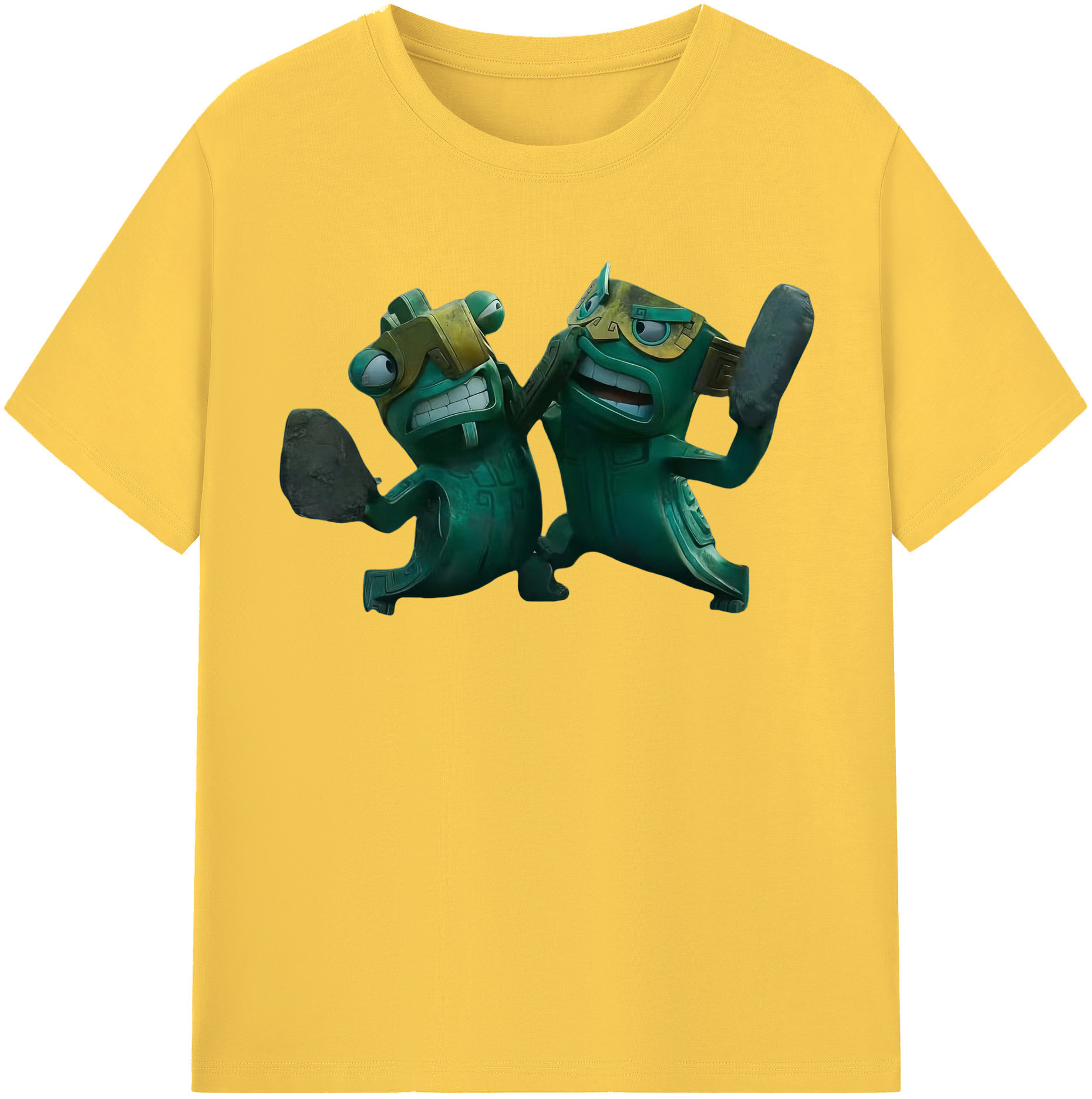 （画像用） Ne Zha 2 ナタ 魔童の大暴れ 綿100％半袖Tシャツ（フロントプリント）