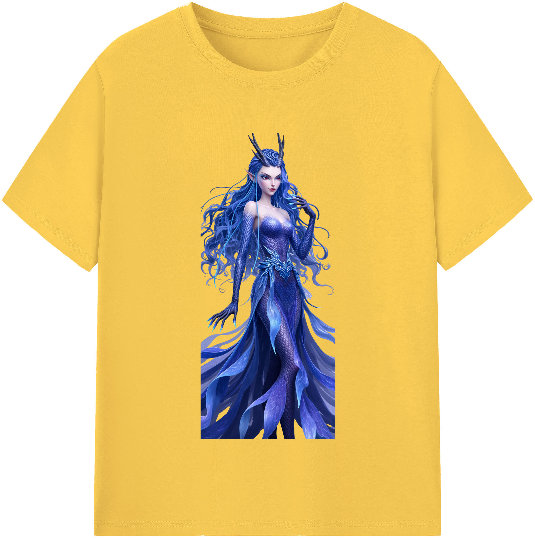 （画像用） Ne Zha 2 ナタ 魔童の大暴れ 綿100％半袖Tシャツ（フロントプリント）