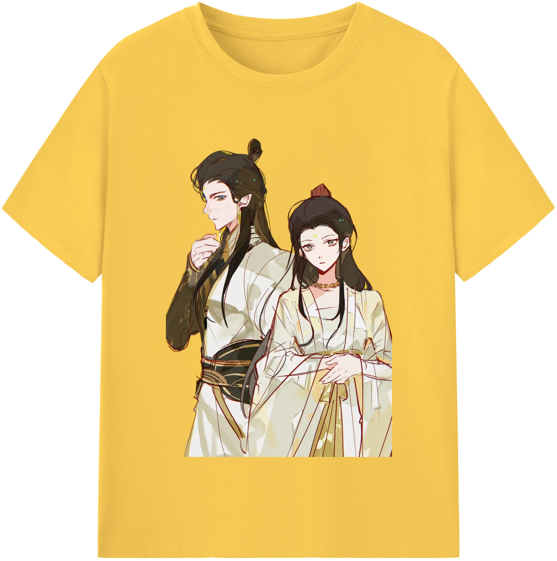 （画像用） Ne Zha 2 ナタ 魔童の大暴れ 綿100％半袖Tシャツ（フロントプリント）