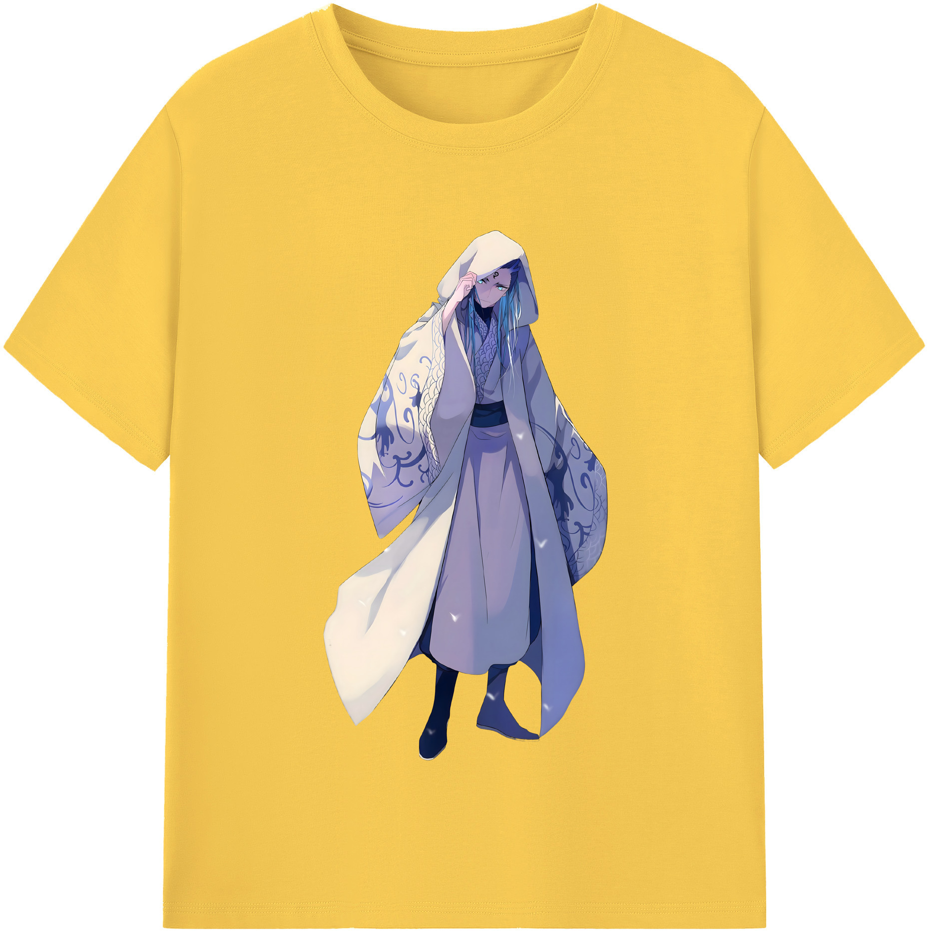 （画像用） Ne Zha 2 ナタ 魔童の大暴れ 綿100％半袖Tシャツ（フロントプリント）