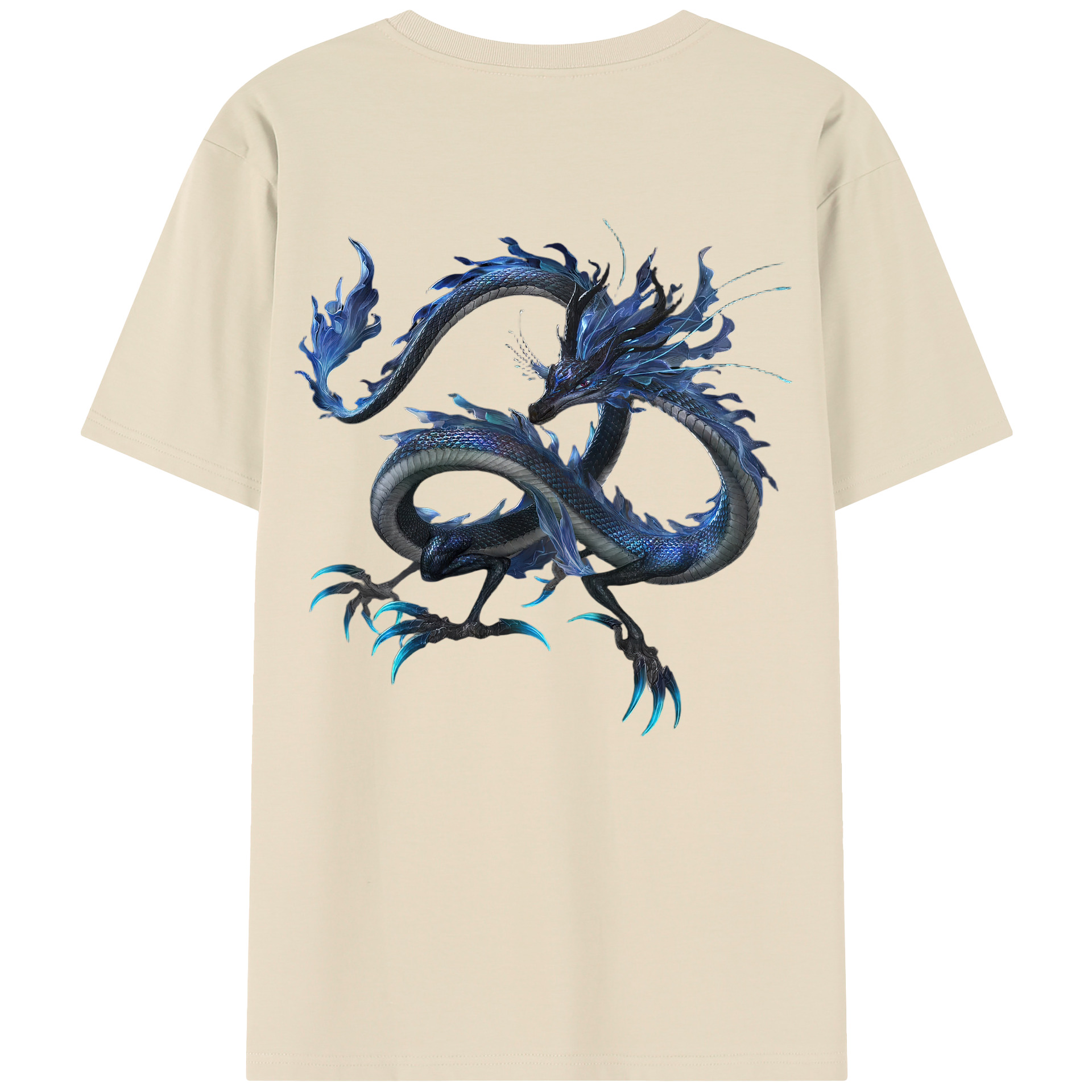 （画像用） Ne Zha 2 ナタ 魔童の大暴れ 綿100％半袖Tシャツ（背面プリント）