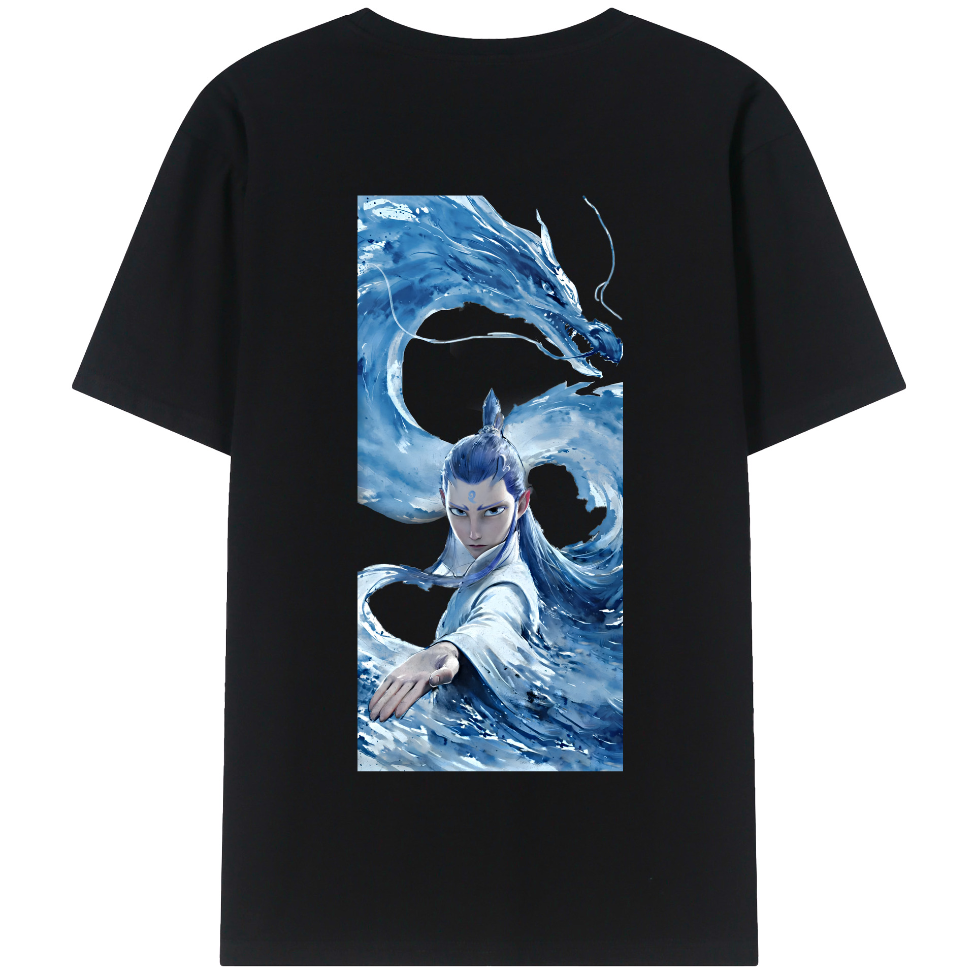 Ne Zha 2 ナタ 魔童の大暴れ 綿100％半袖Tシャツ（背面プリント）
