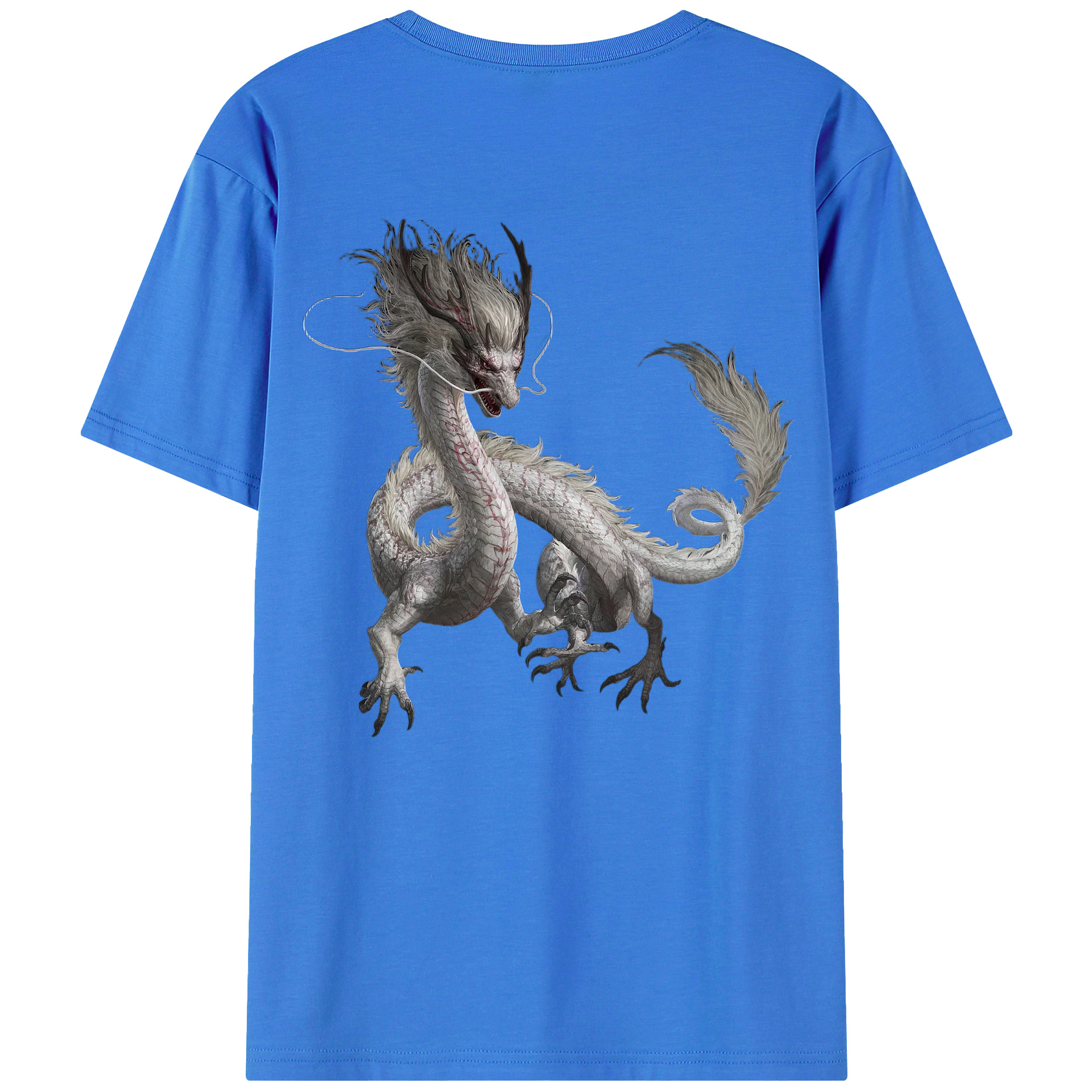 （画像用） Ne Zha 2 ナタ 魔童の大暴れ 綿100％半袖Tシャツ（背面プリント）