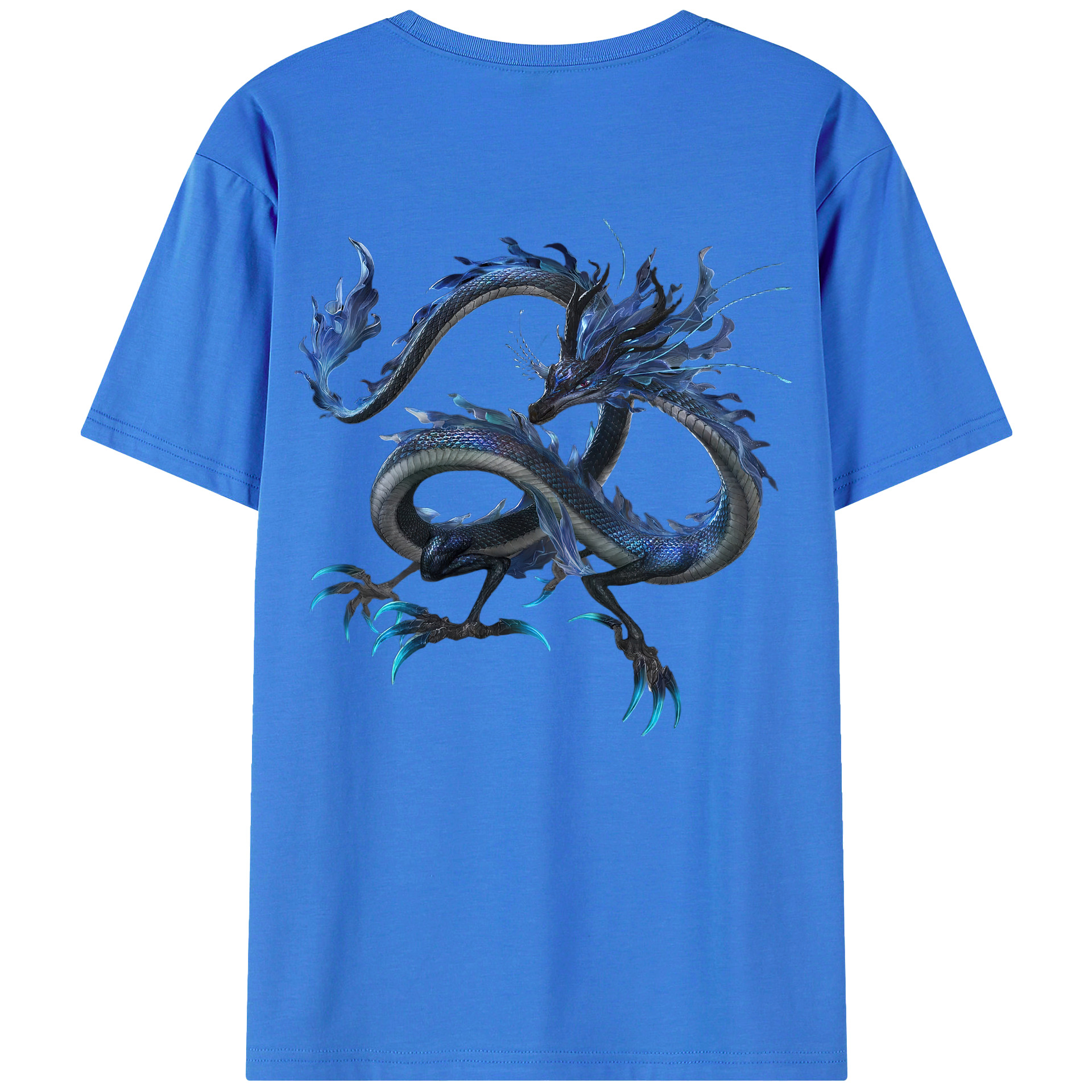 （画像用） Ne Zha 2 ナタ 魔童の大暴れ 綿100％半袖Tシャツ（背面プリント）