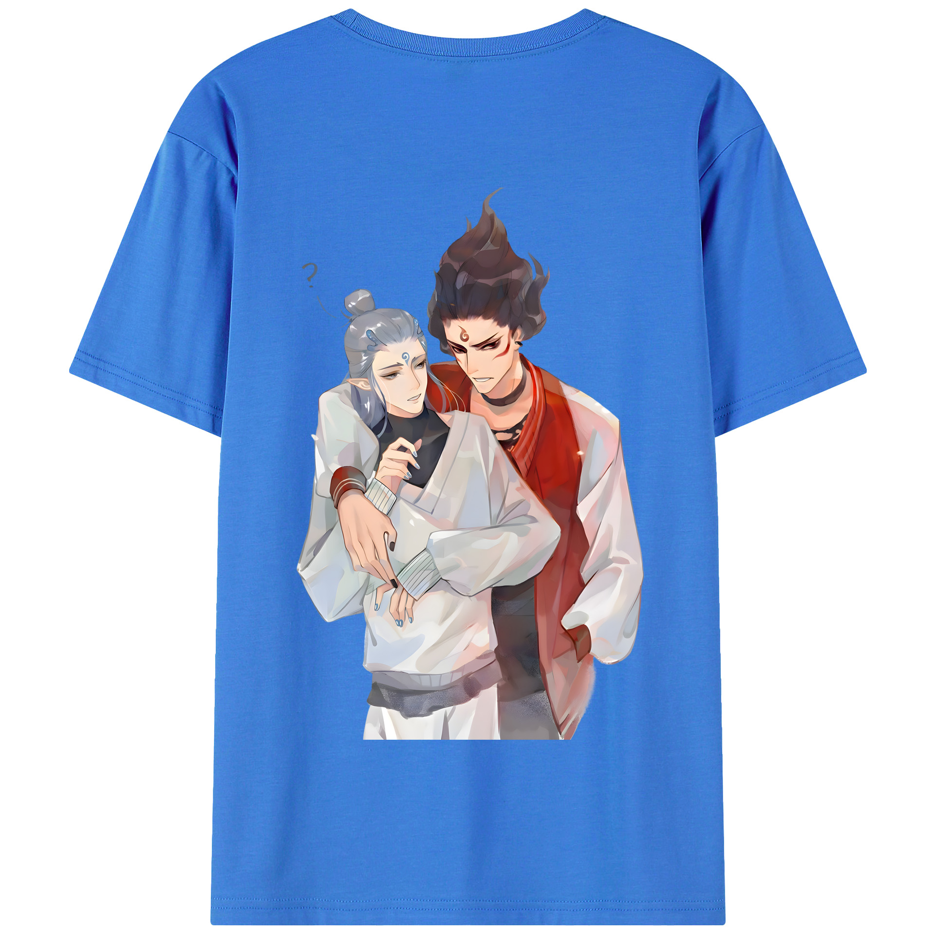 （画像用） Ne Zha 2 ナタ 魔童の大暴れ 綿100％半袖Tシャツ（背面プリント）