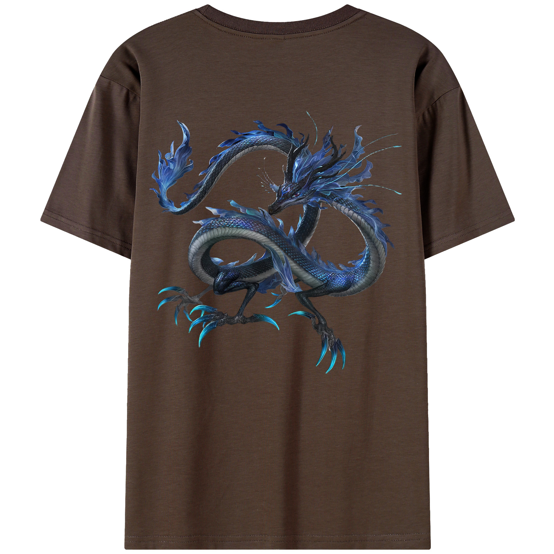 （画像用） Ne Zha 2 ナタ 魔童の大暴れ 綿100％半袖Tシャツ（背面プリント）