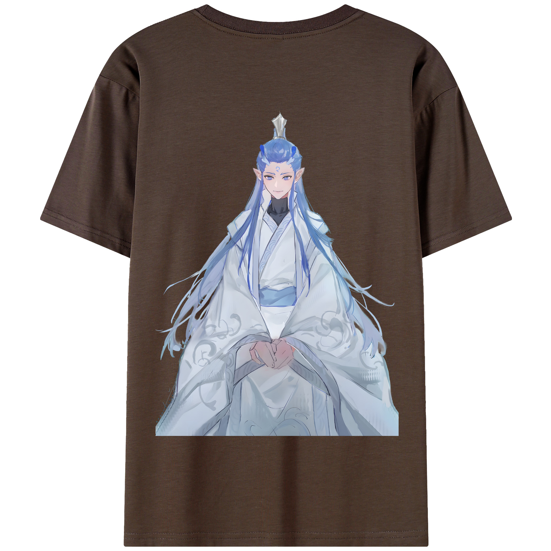（画像用） Ne Zha 2 ナタ 魔童の大暴れ 綿100％半袖Tシャツ（背面プリント）