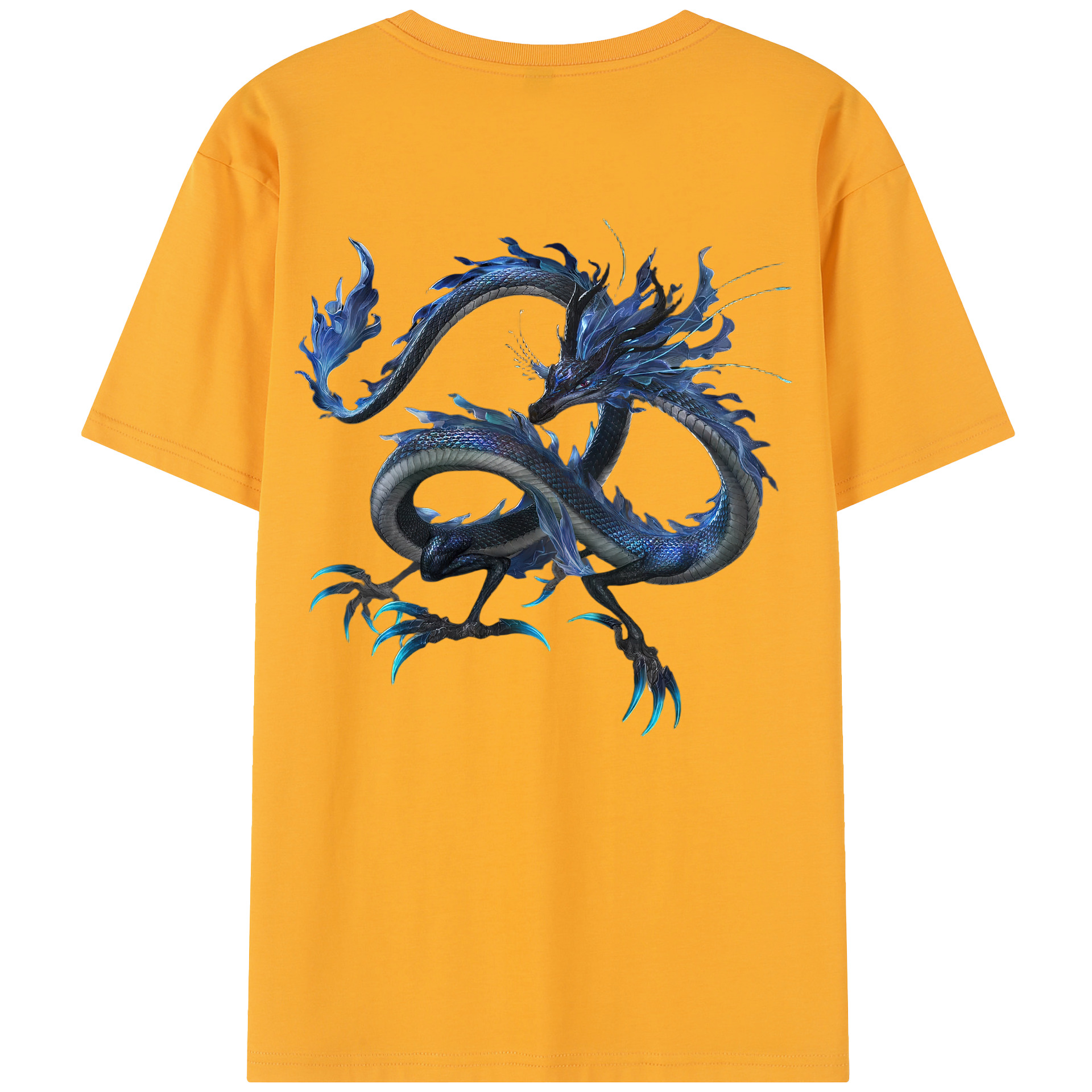 （画像用） Ne Zha 2 ナタ 魔童の大暴れ 綿100％半袖Tシャツ（背面プリント）