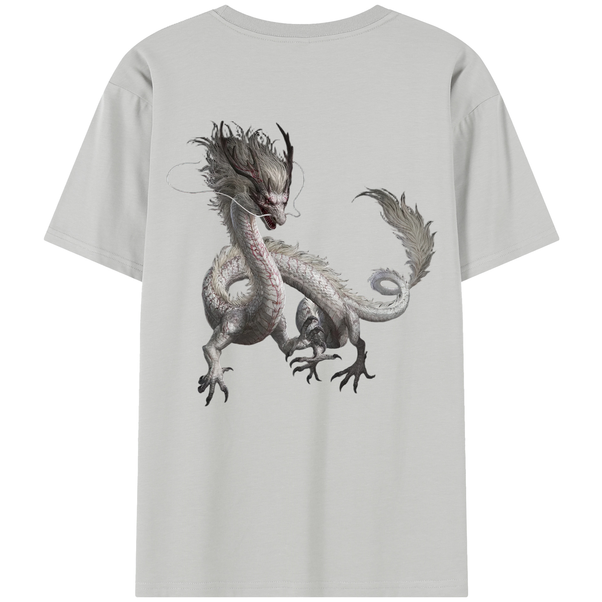 （画像用） Ne Zha 2 ナタ 魔童の大暴れ 綿100％半袖Tシャツ（背面プリント）