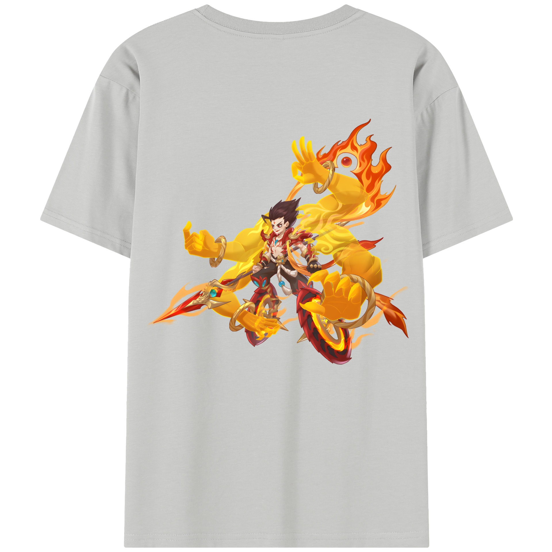 Ne Zha 2 ナタ 魔童の大暴れ 綿100％半袖Tシャツ（背面プリント）