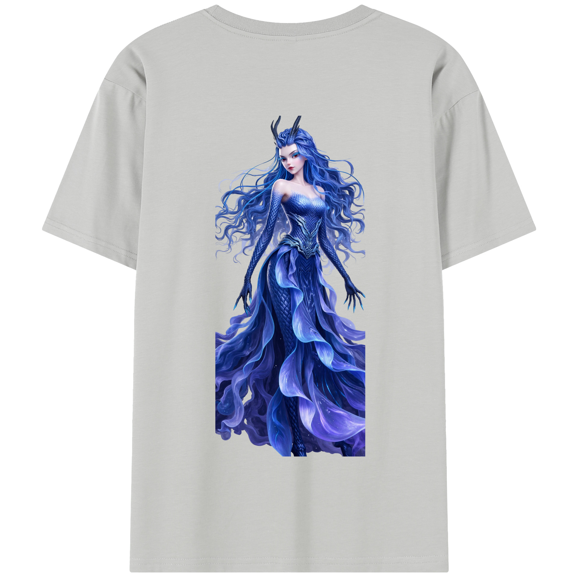 （画像用） Ne Zha 2 ナタ 魔童の大暴れ 綿100％半袖Tシャツ（背面プリント）