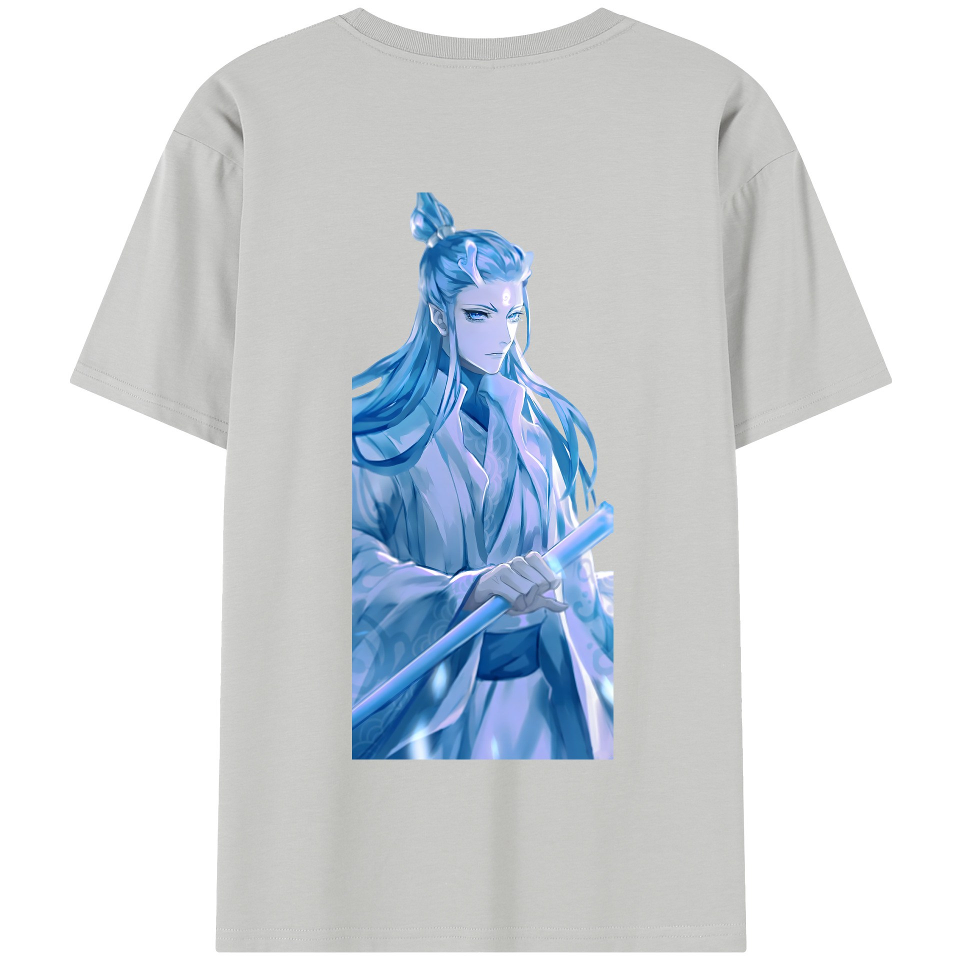 （画像用） Ne Zha 2 ナタ 魔童の大暴れ 綿100％半袖Tシャツ（背面プリント）