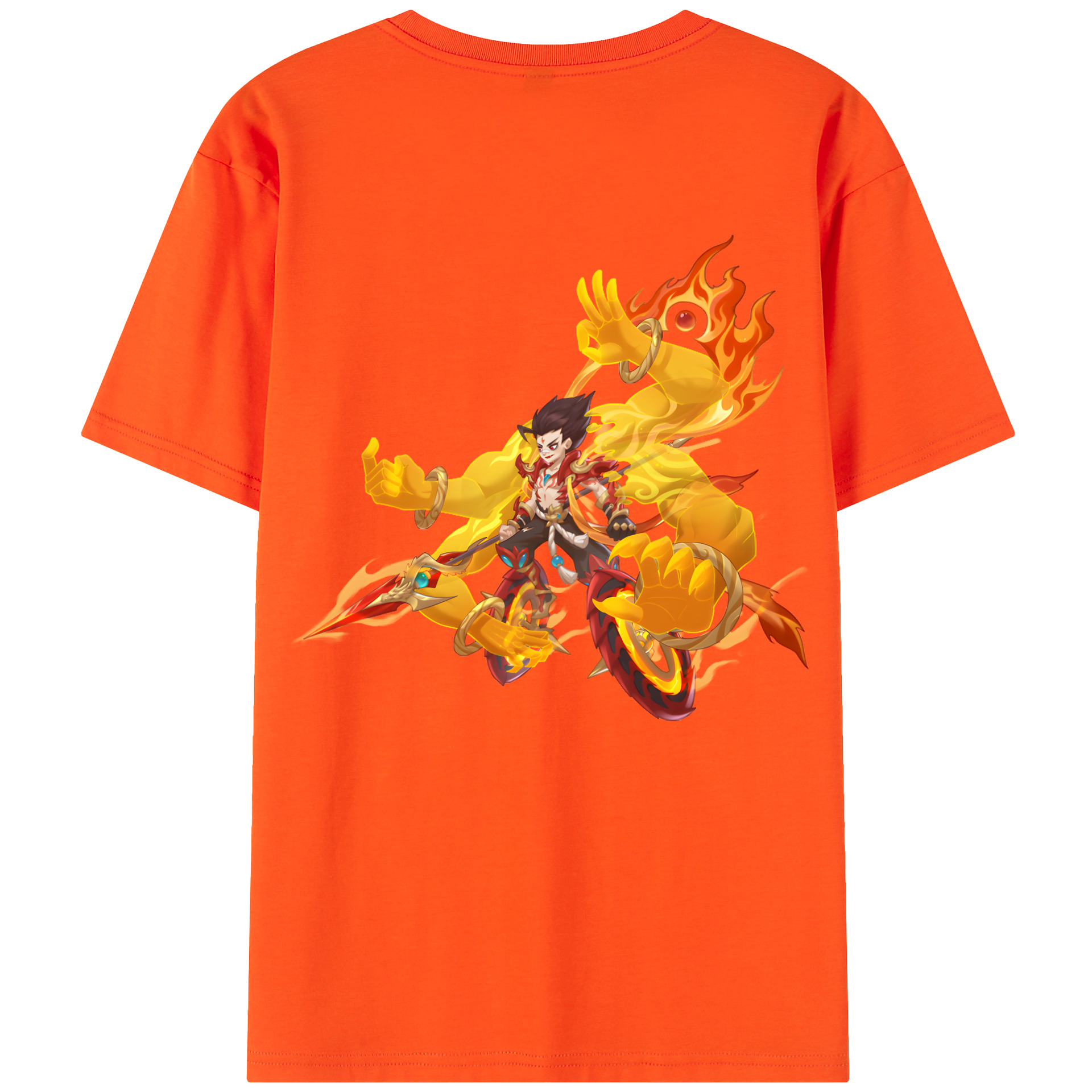 Ne Zha 2 ナタ 魔童の大暴れ 綿100％半袖Tシャツ（背面プリント）