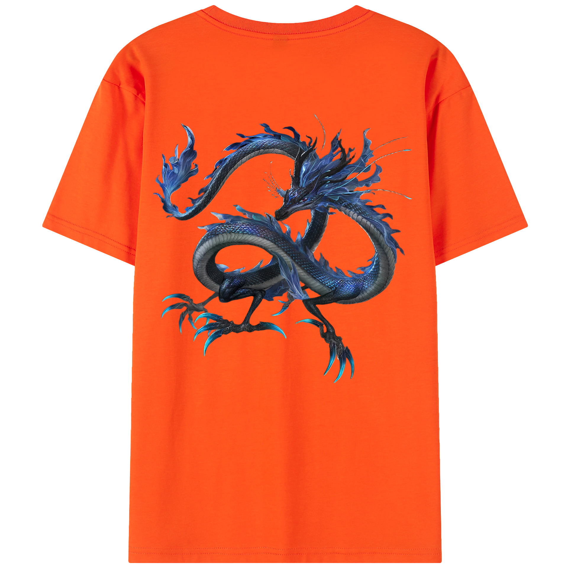 （画像用） Ne Zha 2 ナタ 魔童の大暴れ 綿100％半袖Tシャツ（背面プリント）