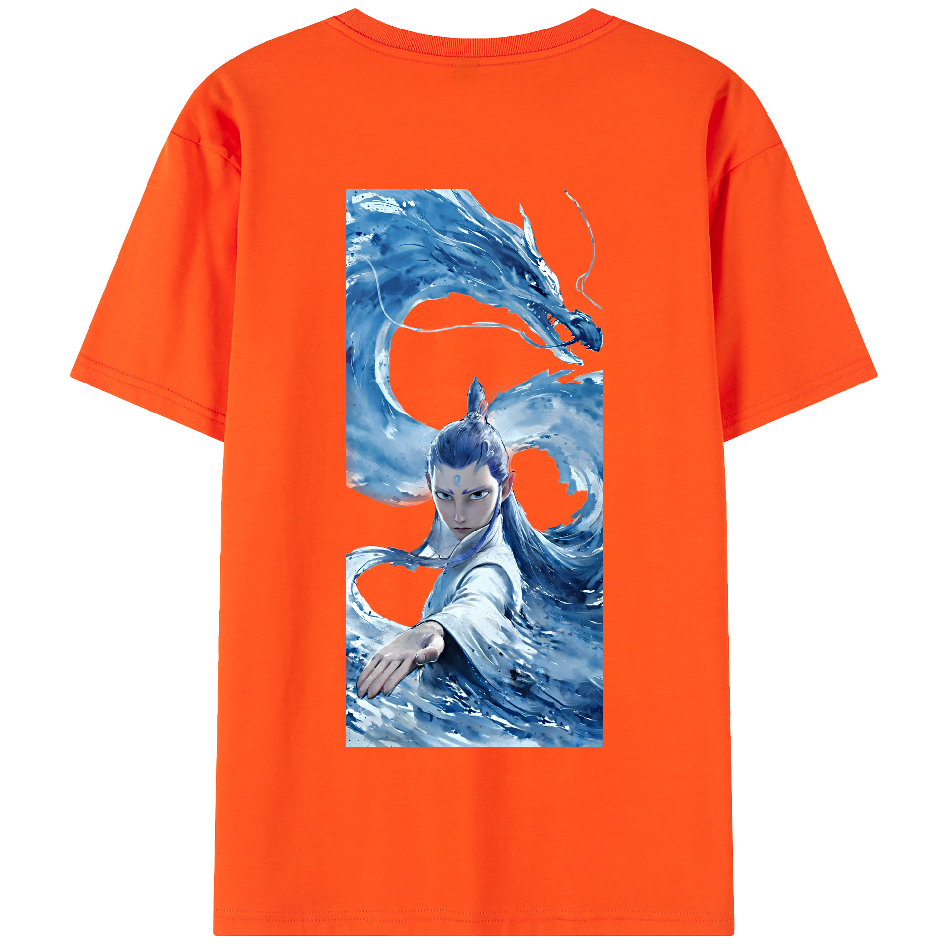 Ne Zha 2 ナタ 魔童の大暴れ 綿100％半袖Tシャツ（背面プリント）