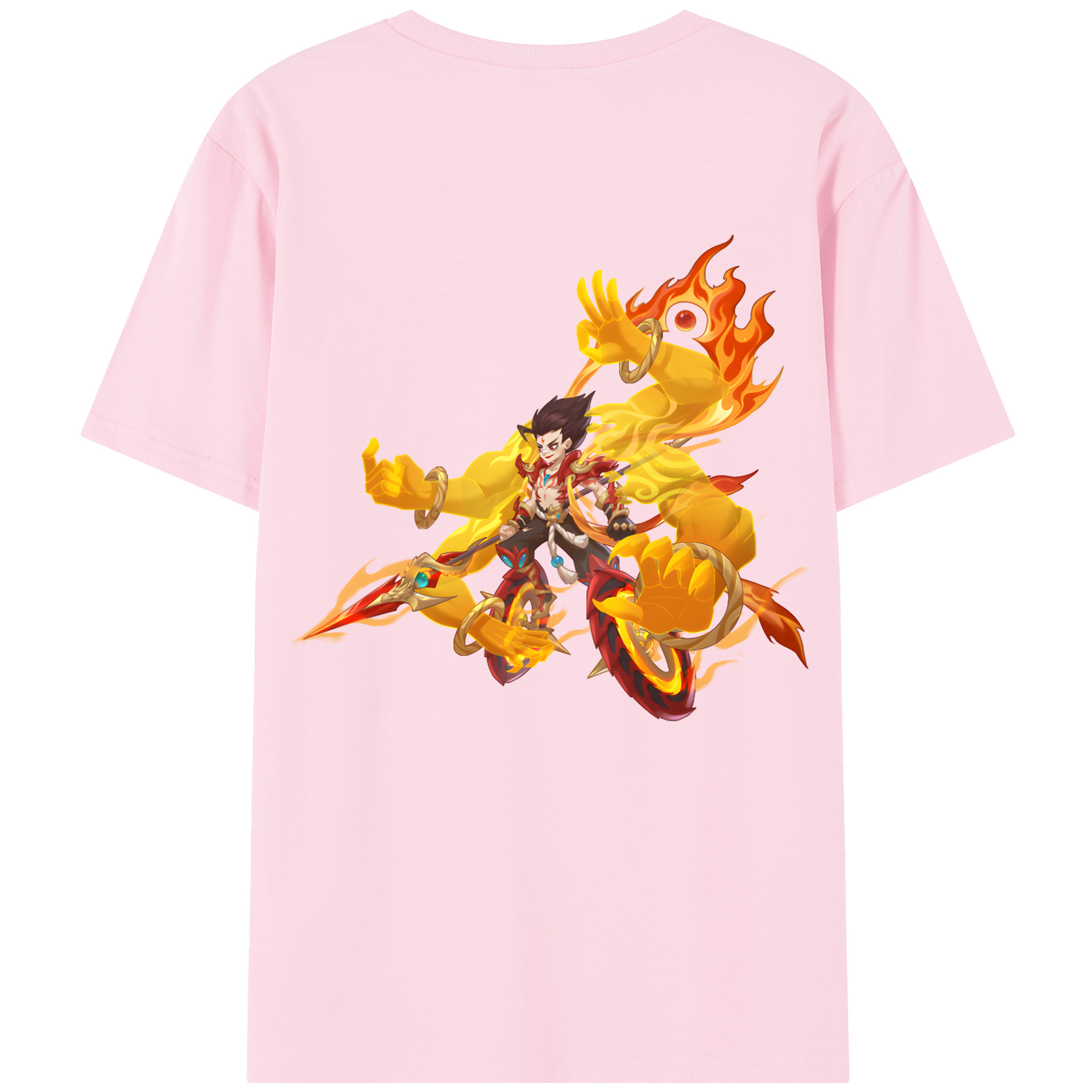 Ne Zha 2 ナタ 魔童の大暴れ 綿100％半袖Tシャツ（背面プリント）
