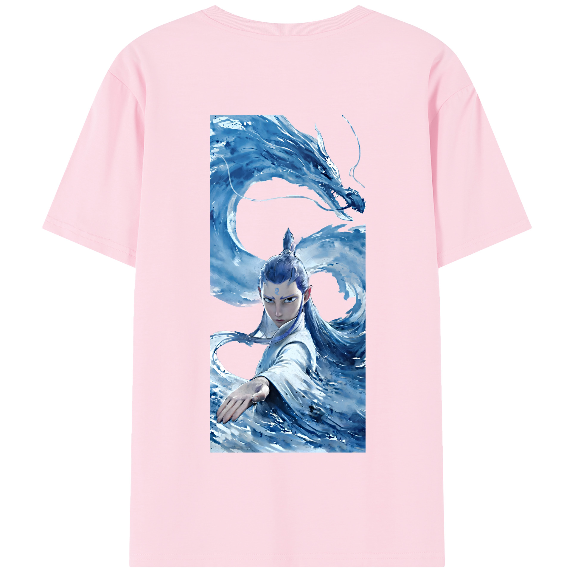 Ne Zha 2 ナタ 魔童の大暴れ 綿100％半袖Tシャツ（背面プリント）