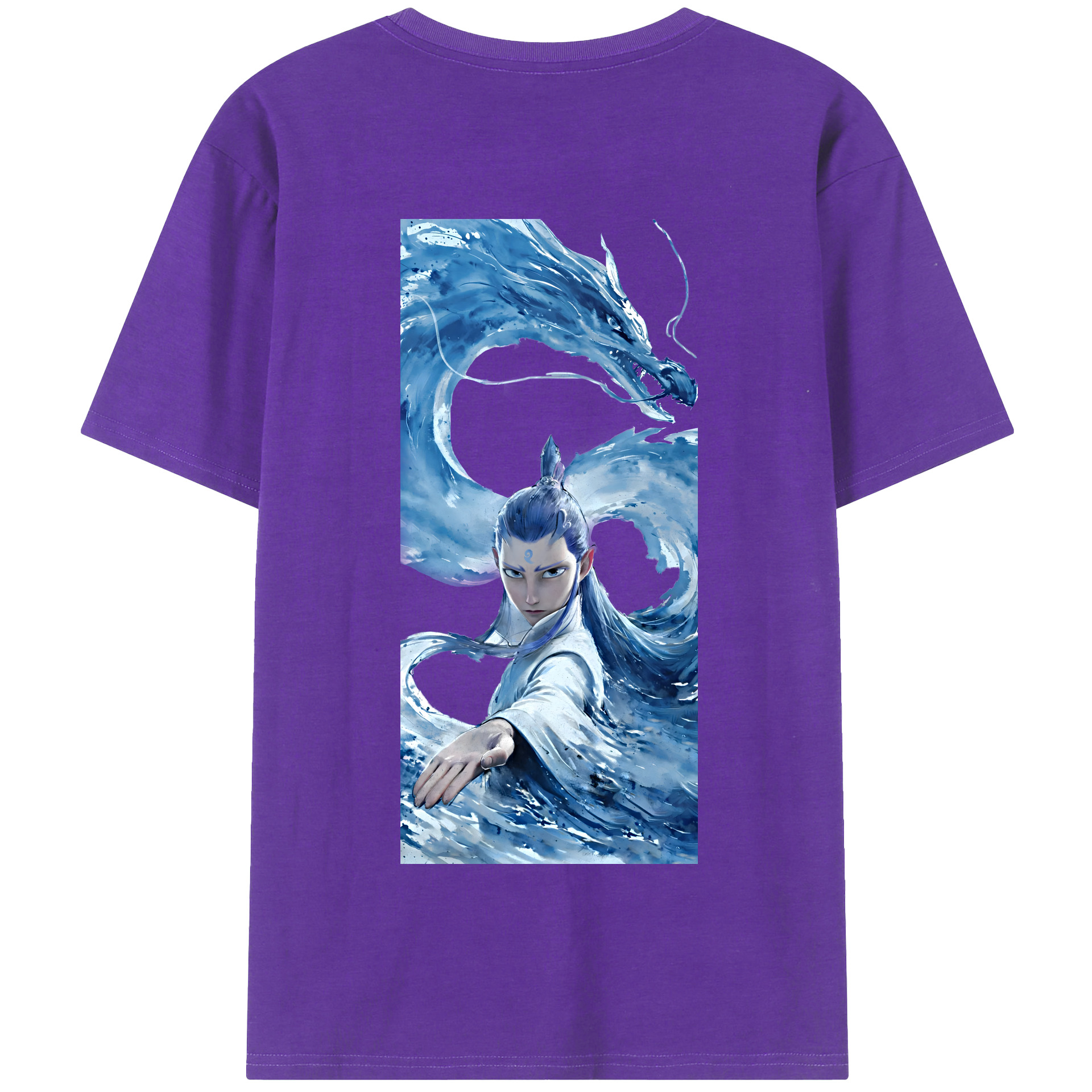 Ne Zha 2 ナタ 魔童の大暴れ 綿100％半袖Tシャツ（背面プリント）