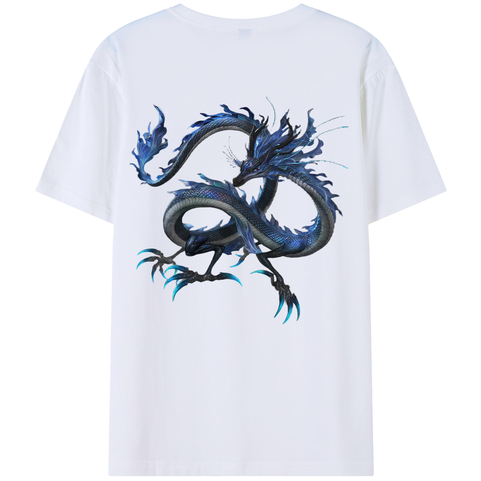 （画像用） Ne Zha 2 ナタ 魔童の大暴れ 綿100％半袖Tシャツ（背面プリント）