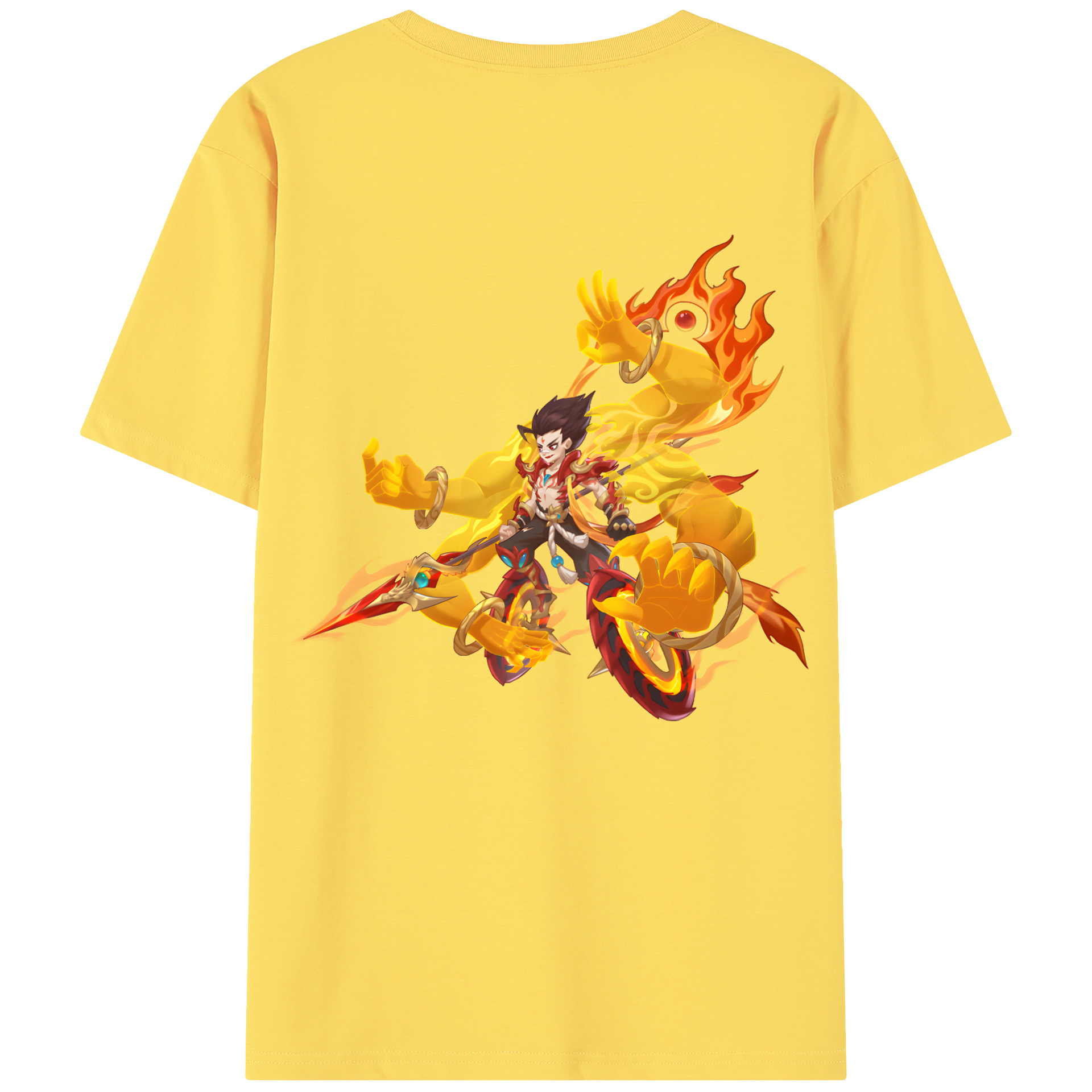 Ne Zha 2 ナタ 魔童の大暴れ 綿100％半袖Tシャツ（背面プリント）