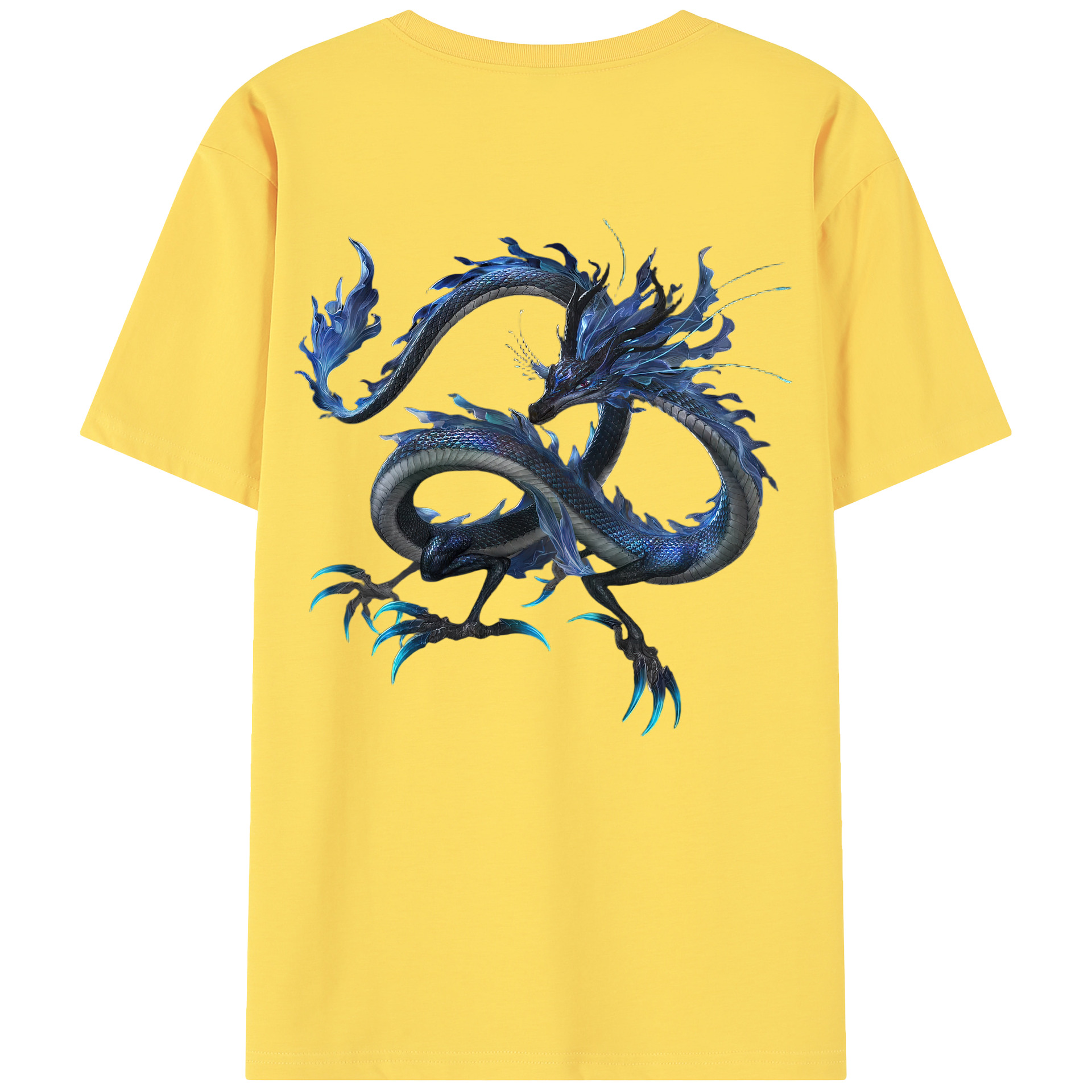 （画像用） Ne Zha 2 ナタ 魔童の大暴れ 綿100％半袖Tシャツ（背面プリント）