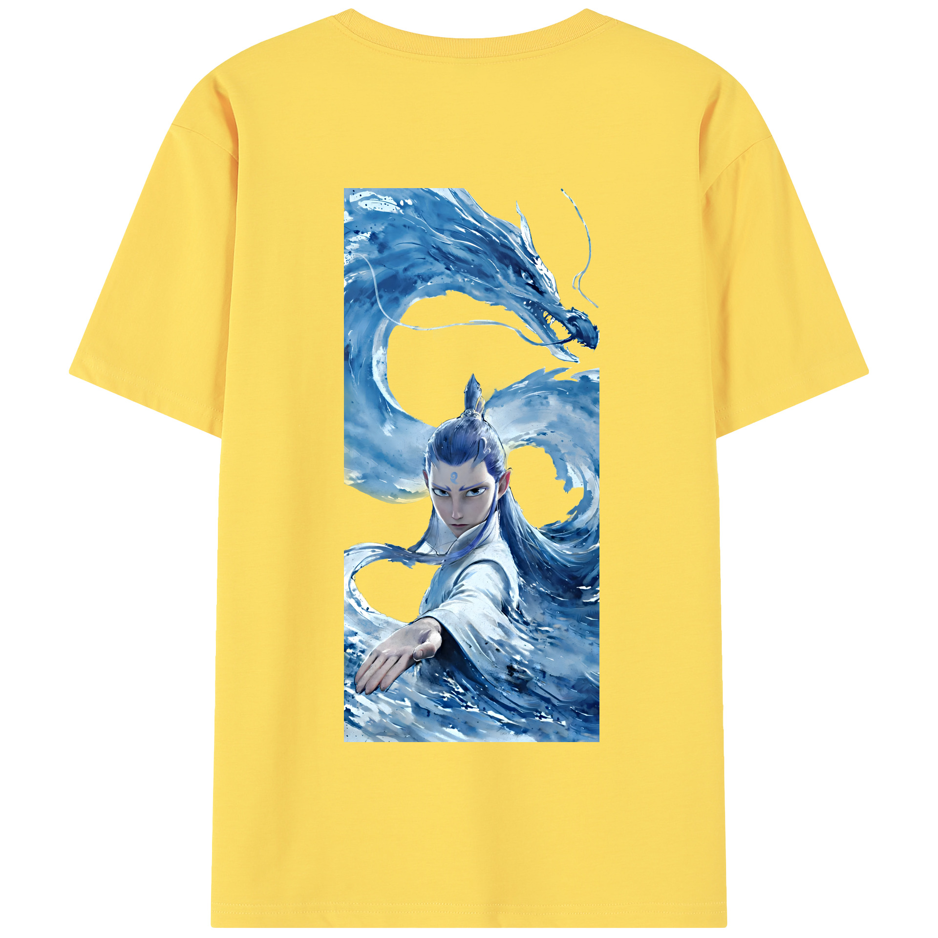 Ne Zha 2 ナタ 魔童の大暴れ 綿100％半袖Tシャツ（背面プリント）