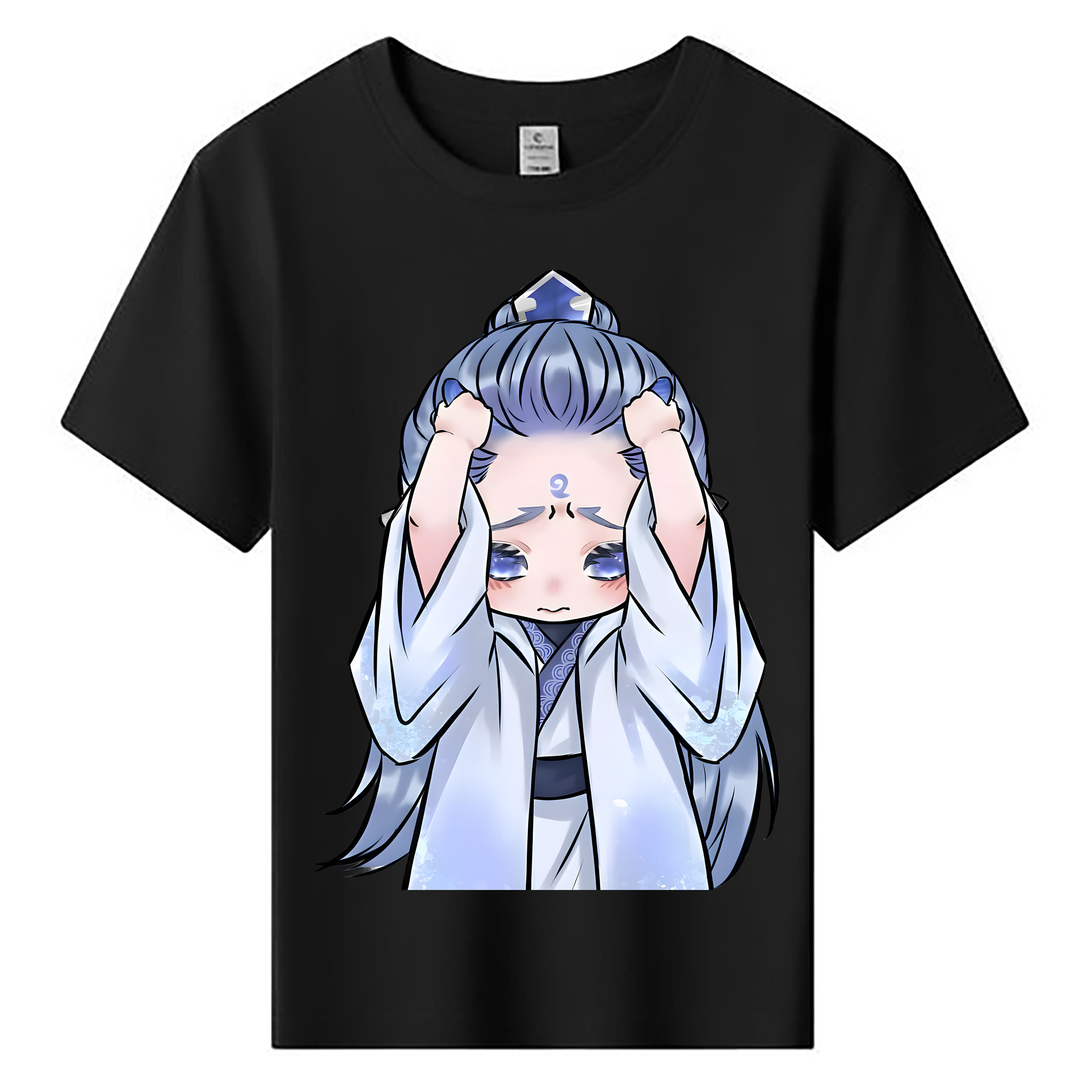 （画像用） Ne Zha 2 ナタ 魔童の大暴れ 綿100％キッズTシャツ（フロントプリント）