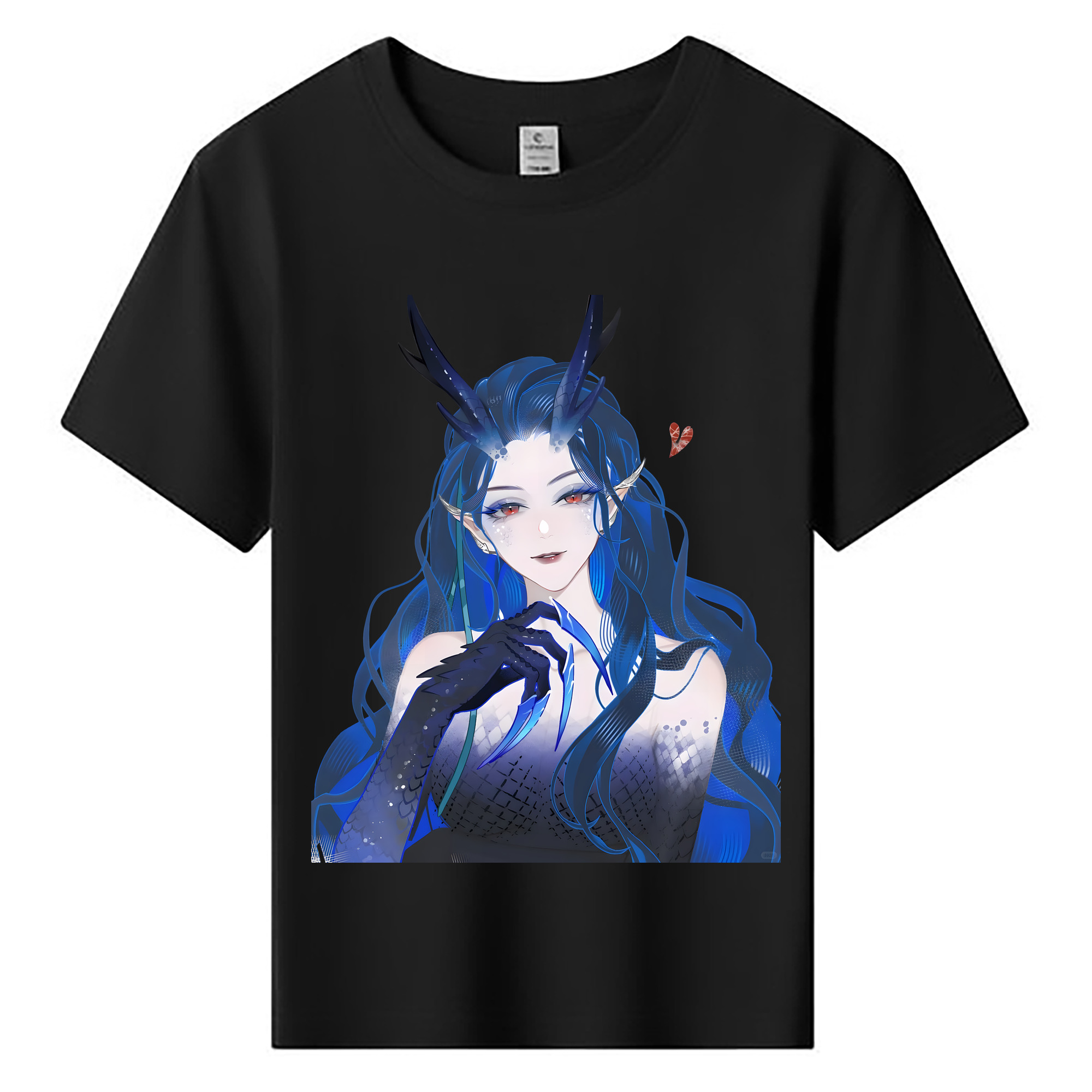 （画像用） Ne Zha 2 ナタ 魔童の大暴れ 綿100％キッズTシャツ（フロントプリント）