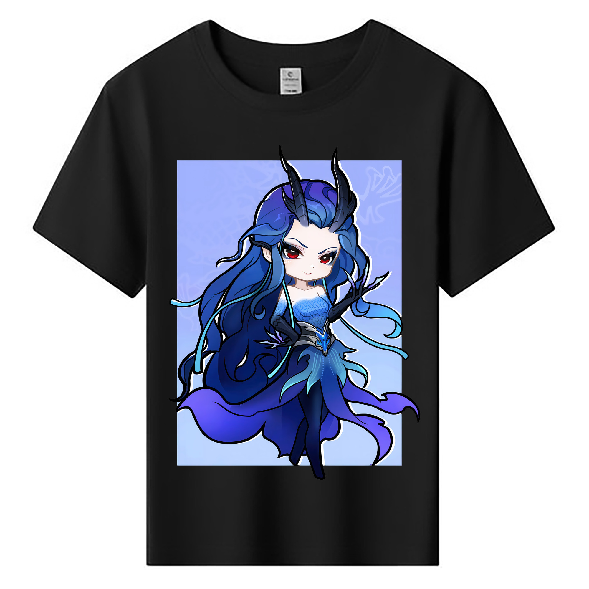 （画像用） Ne Zha 2 ナタ 魔童の大暴れ 綿100％キッズTシャツ（フロントプリント）