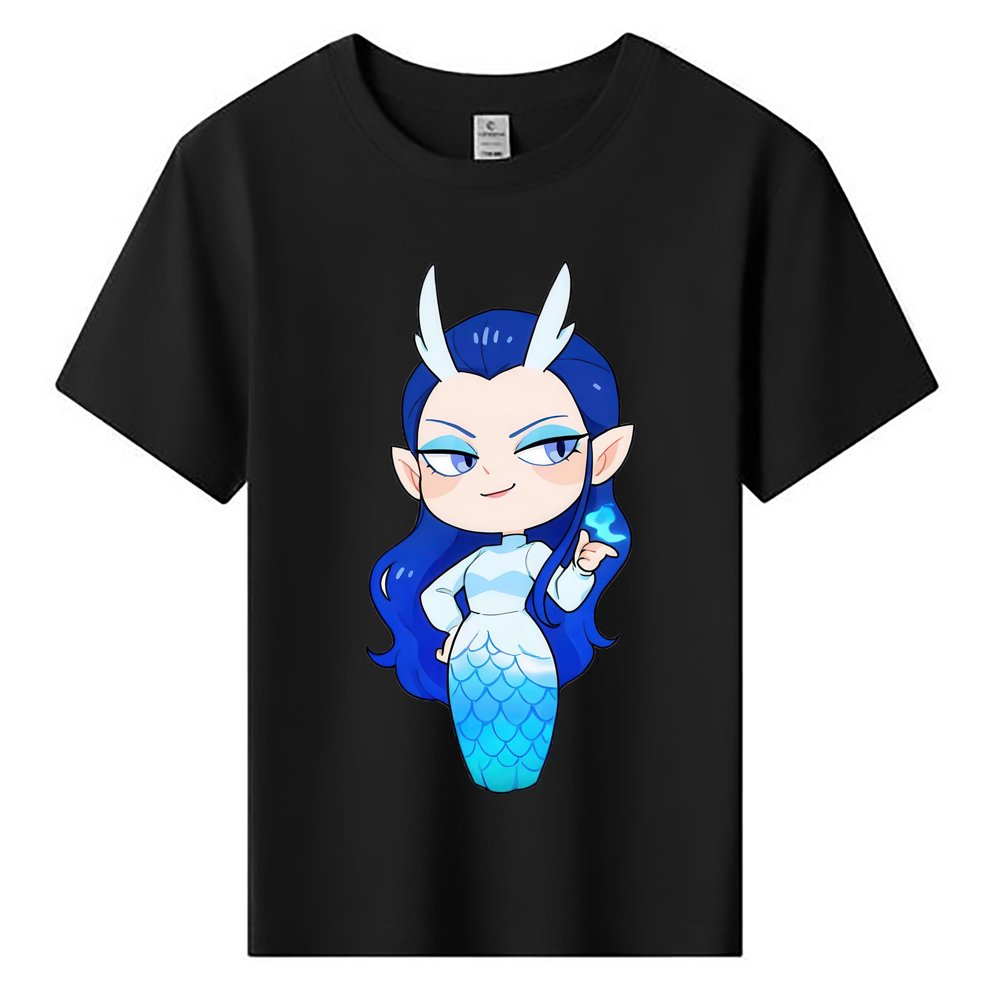 （画像用） Ne Zha 2 ナタ 魔童の大暴れ 綿100％キッズTシャツ（フロントプリント）