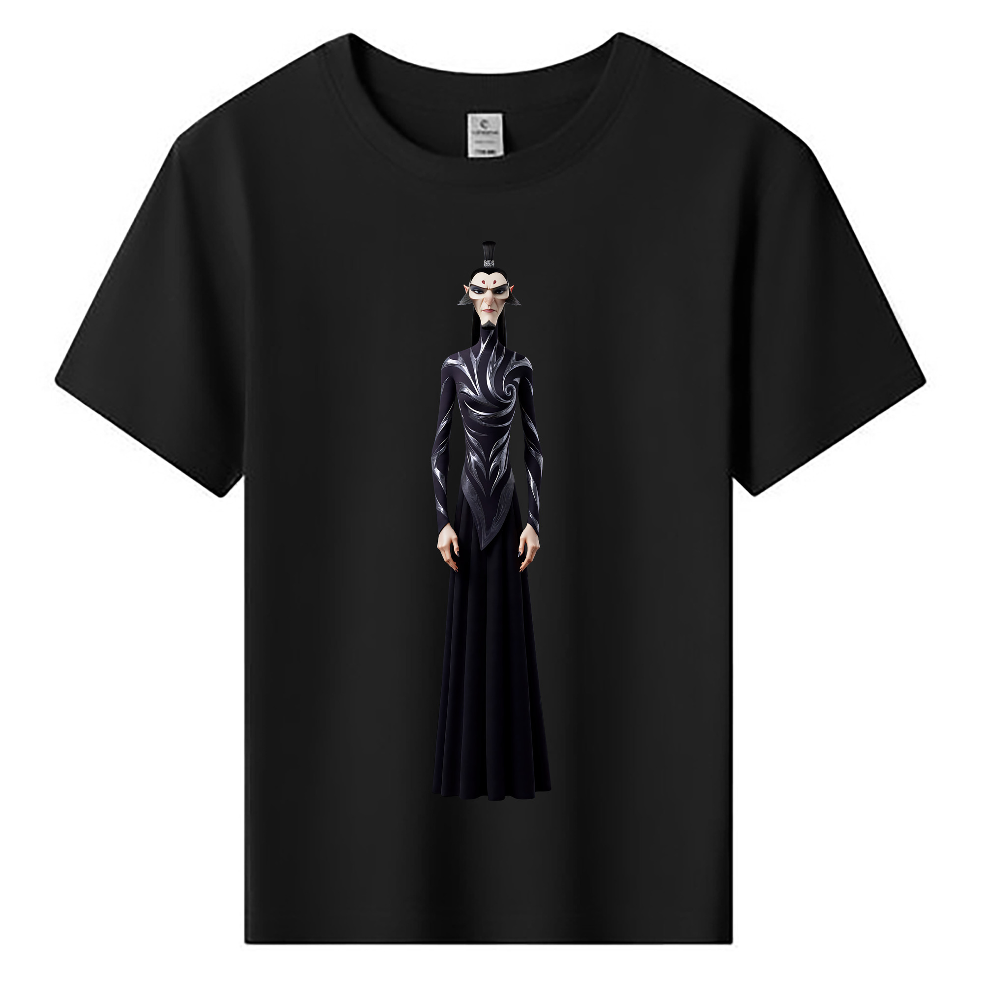 （画像用） Ne Zha 2 ナタ 魔童の大暴れ 綿100％キッズTシャツ（フロントプリント）