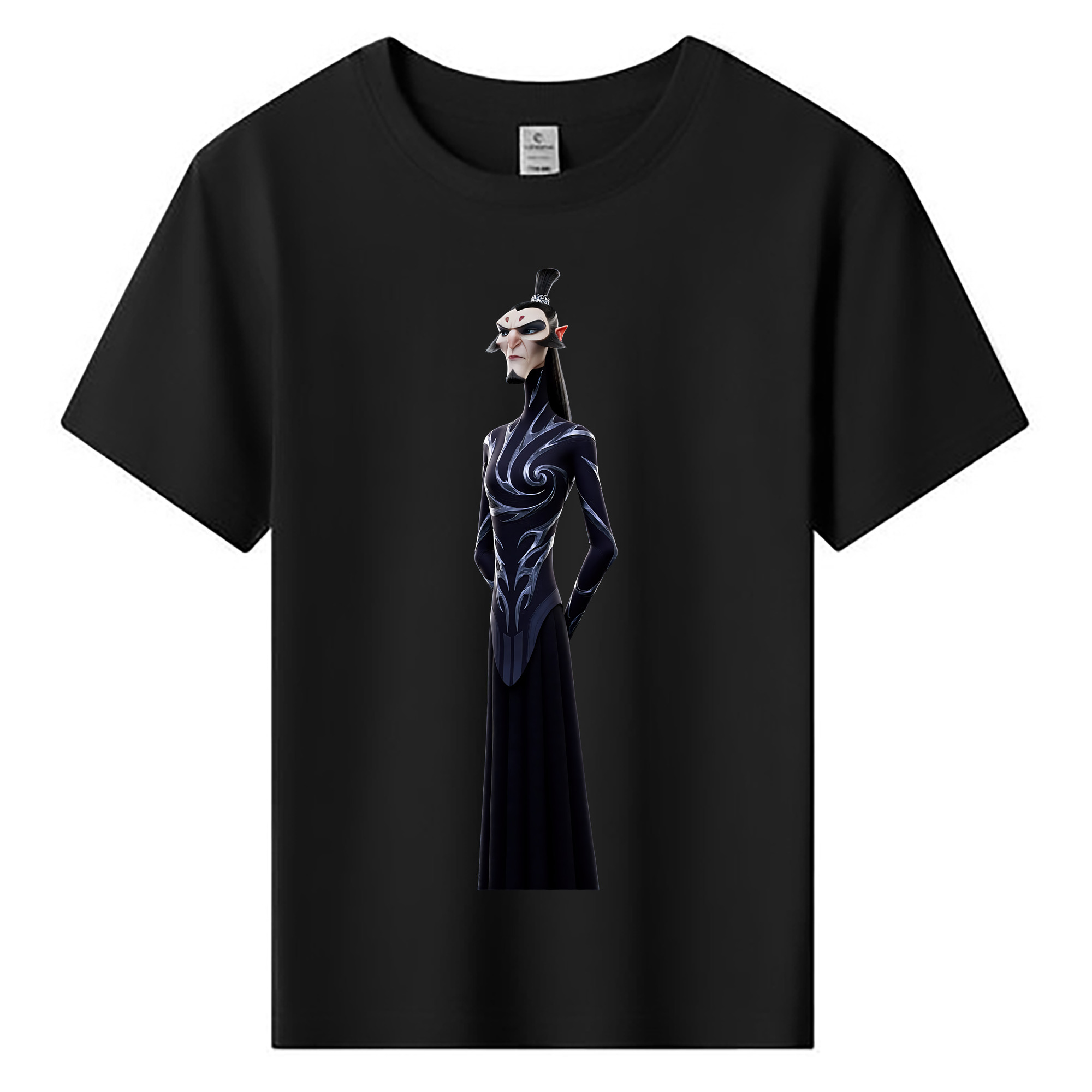 （画像用） Ne Zha 2 ナタ 魔童の大暴れ 綿100％キッズTシャツ（フロントプリント）