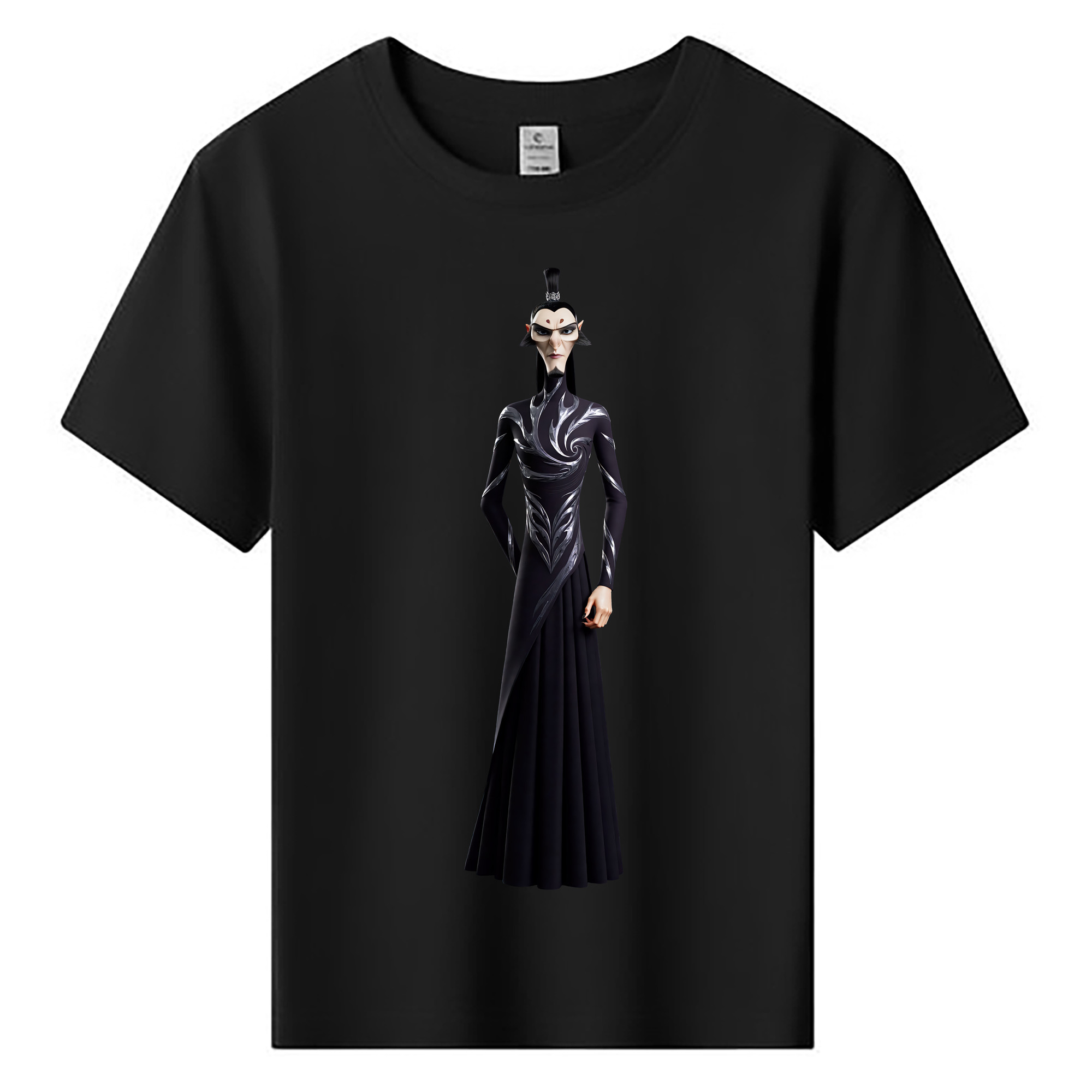 （画像用） Ne Zha 2 ナタ 魔童の大暴れ 綿100％キッズTシャツ（フロントプリント）