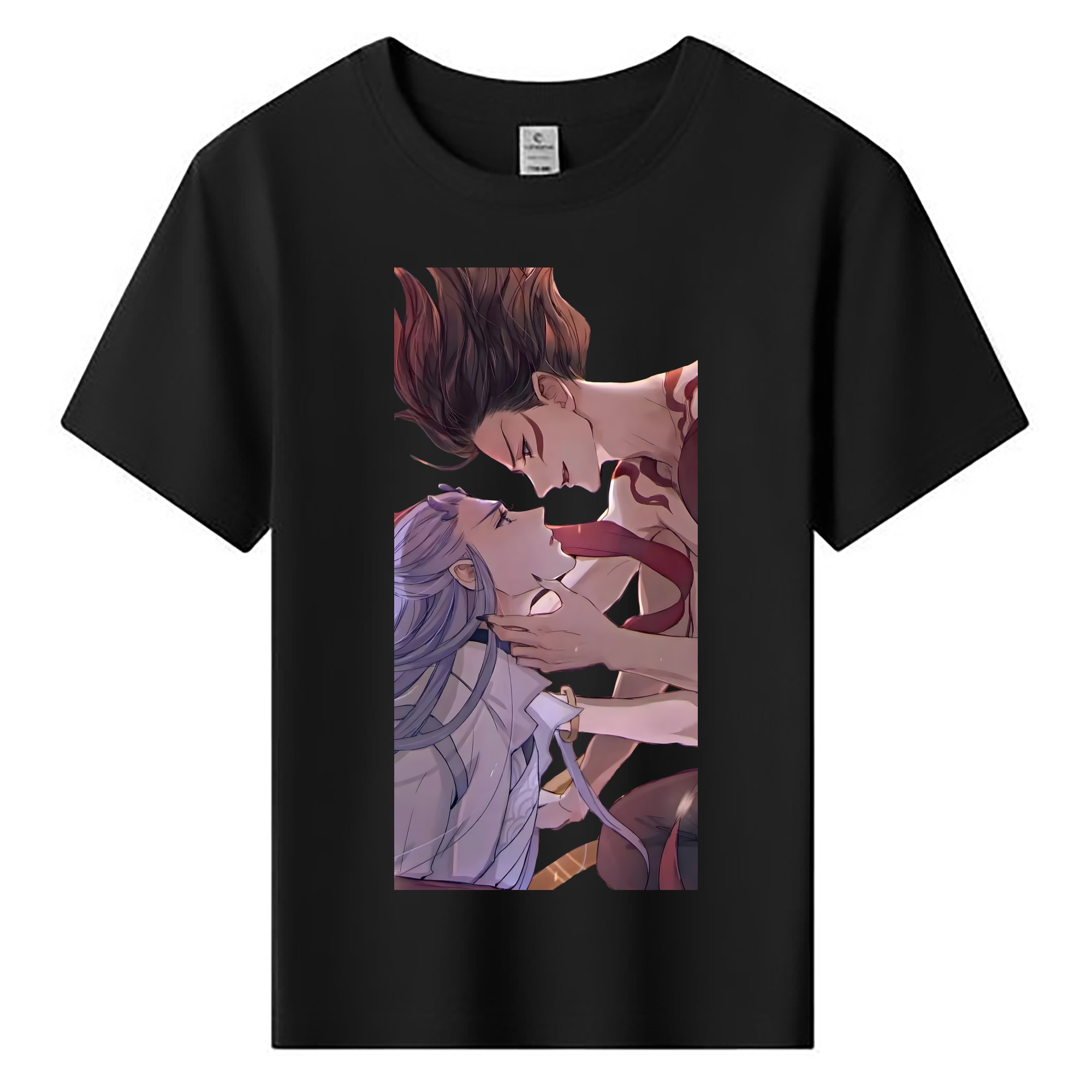（画像用） Ne Zha 2 ナタ 魔童の大暴れ 綿100％キッズTシャツ（フロントプリント）