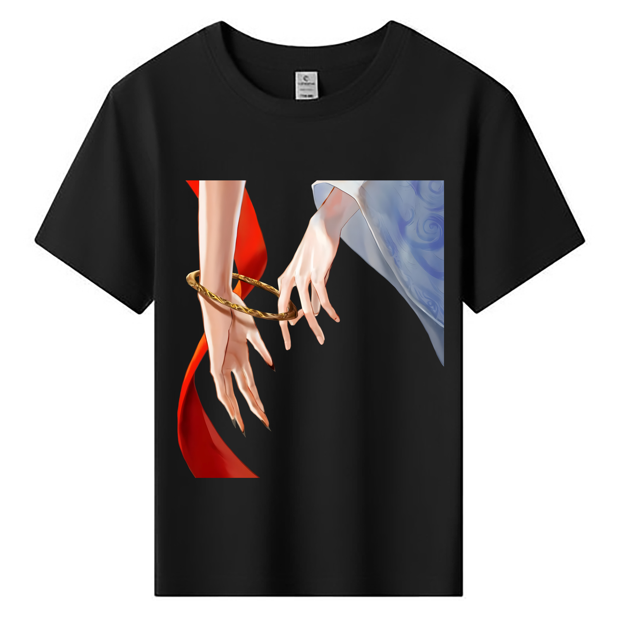 （画像用） Ne Zha 2 ナタ 魔童の大暴れ 綿100％キッズTシャツ（フロントプリント）
