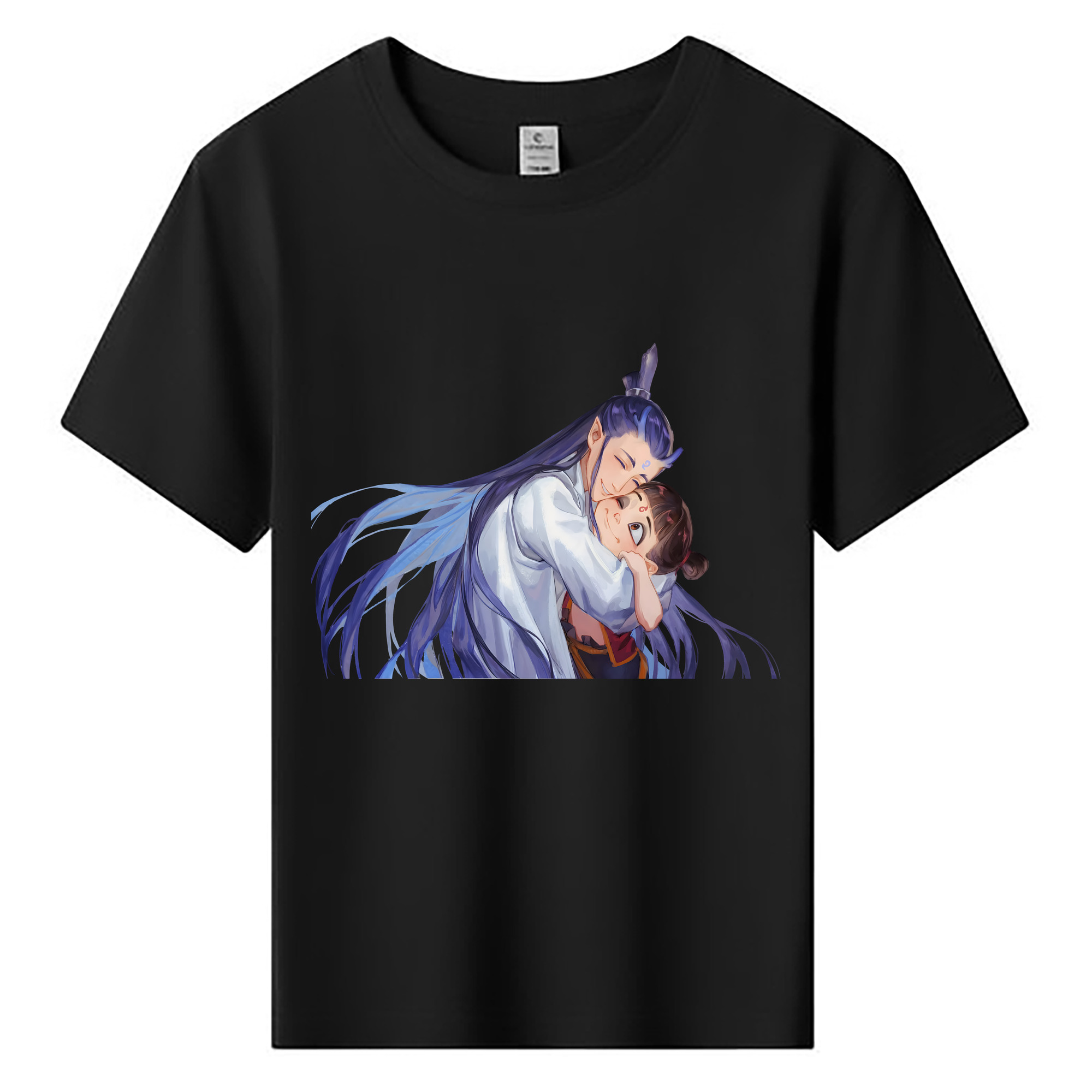 （画像用） Ne Zha 2 ナタ 魔童の大暴れ 綿100％キッズTシャツ（フロントプリント）