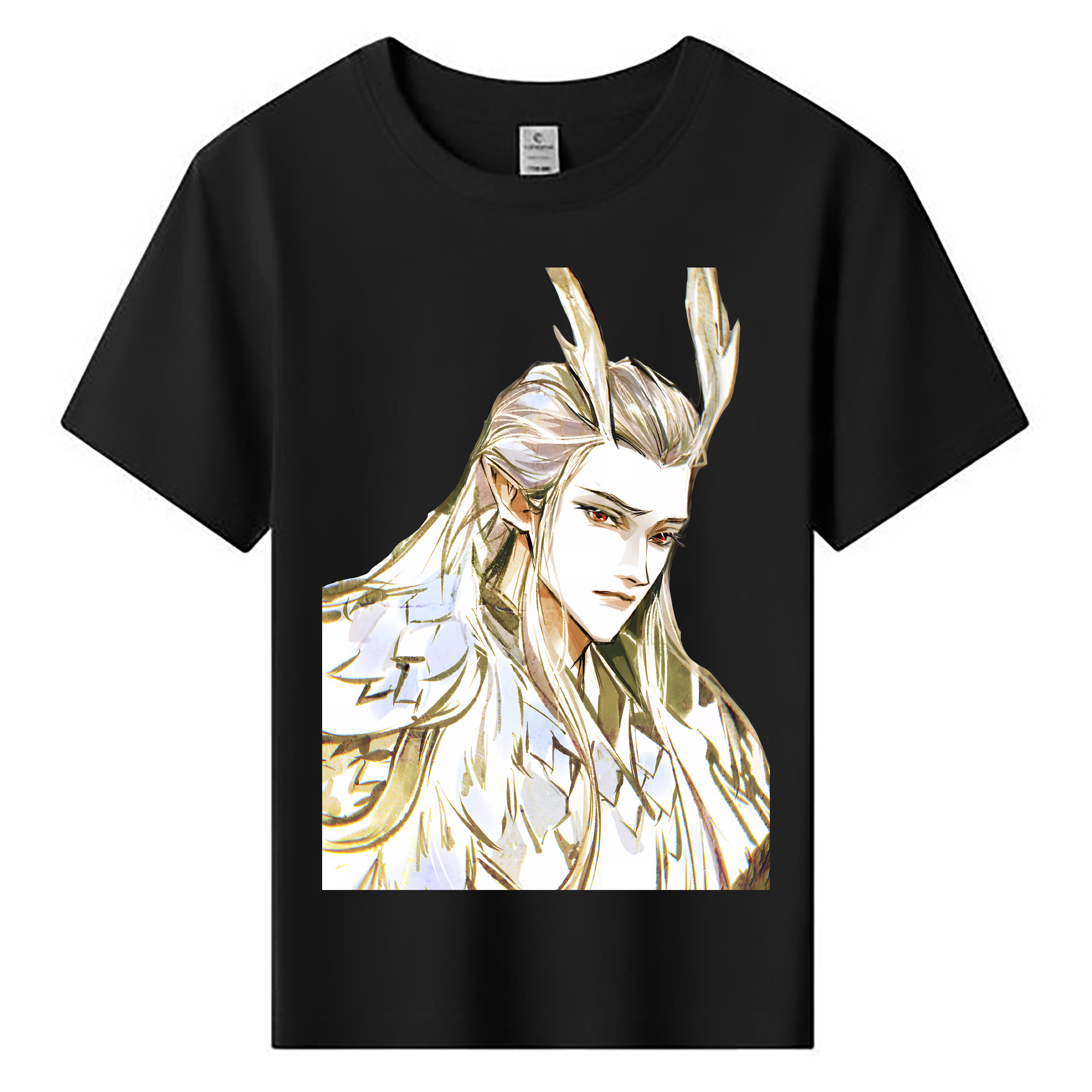 （画像用） Ne Zha 2 ナタ 魔童の大暴れ 綿100％キッズTシャツ（フロントプリント）