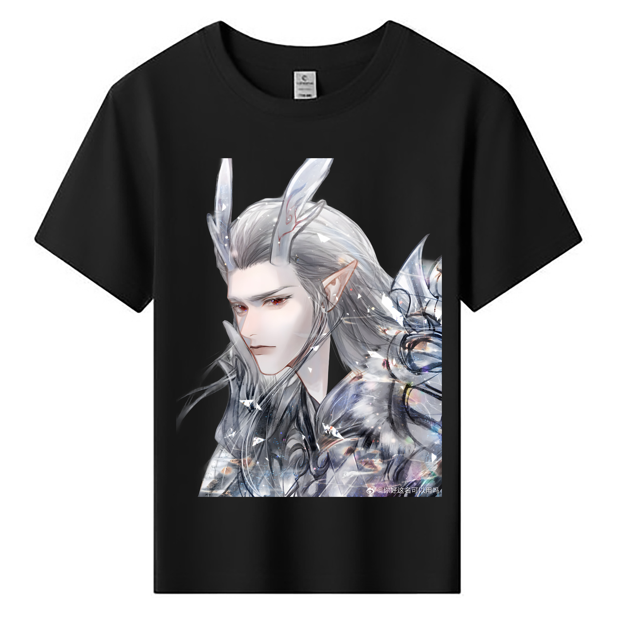 （画像用） Ne Zha 2 ナタ 魔童の大暴れ 綿100％キッズTシャツ（フロントプリント）