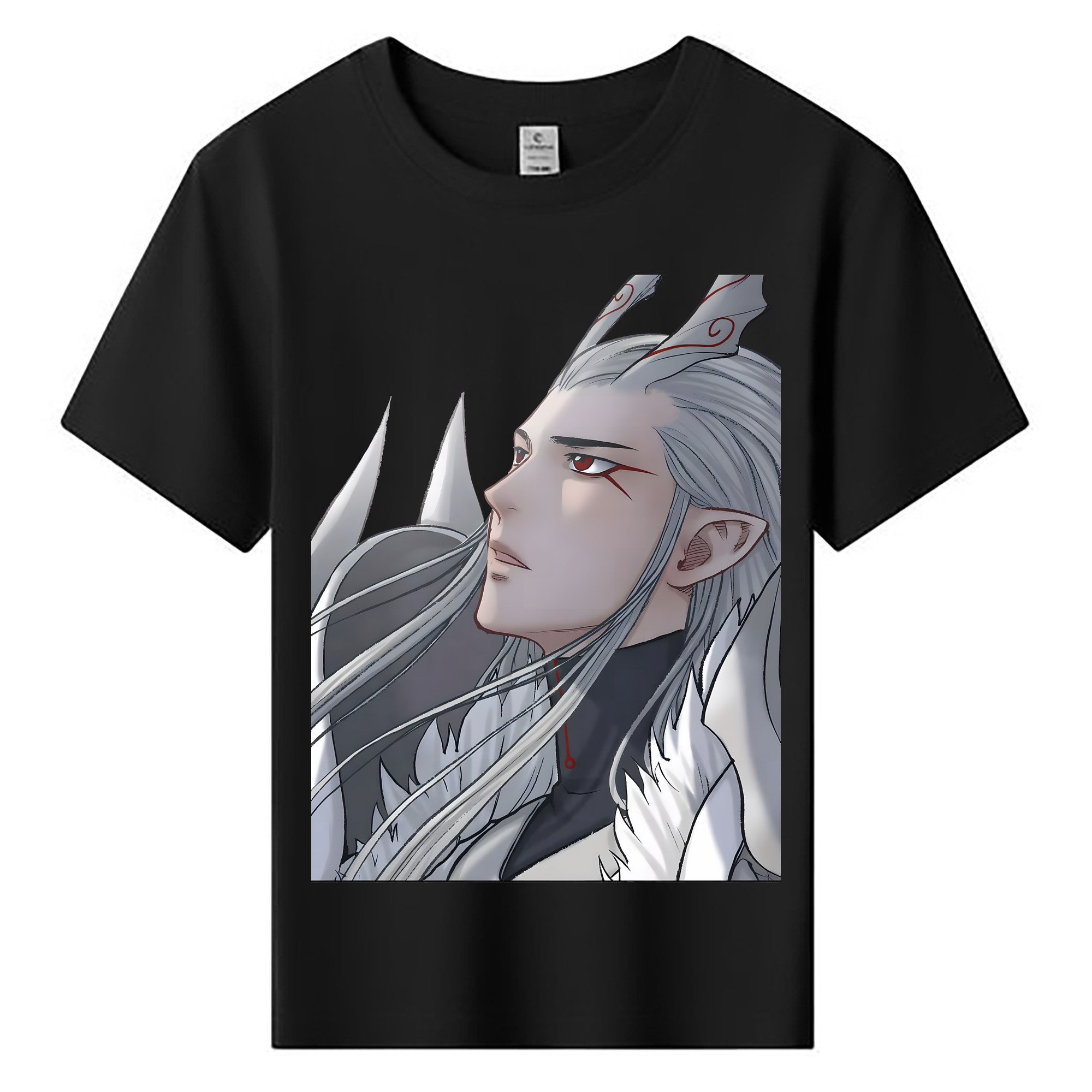 （画像用） Ne Zha 2 ナタ 魔童の大暴れ 綿100％キッズTシャツ（フロントプリント）