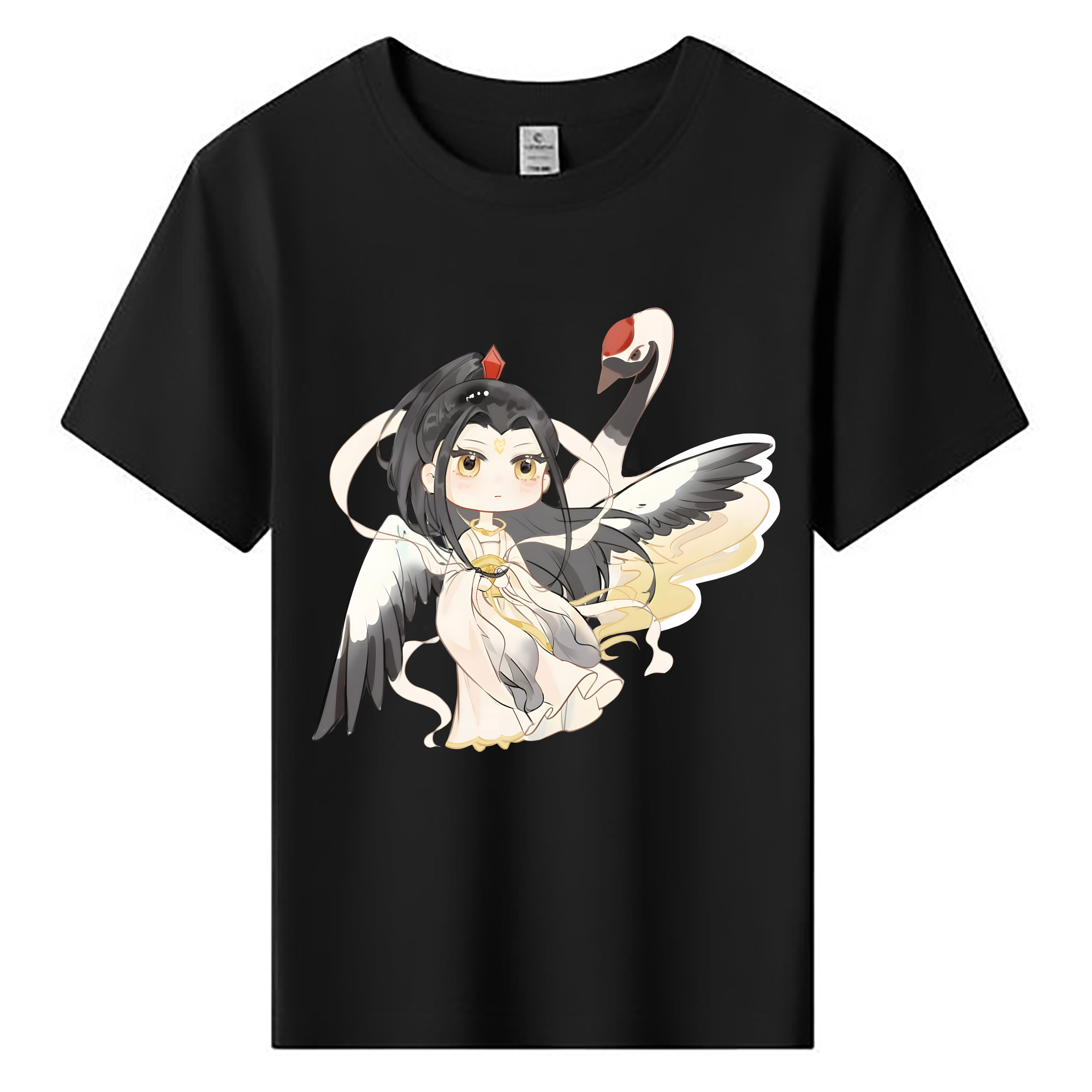 （画像用） Ne Zha 2 ナタ 魔童の大暴れ 綿100％キッズTシャツ（フロントプリント）