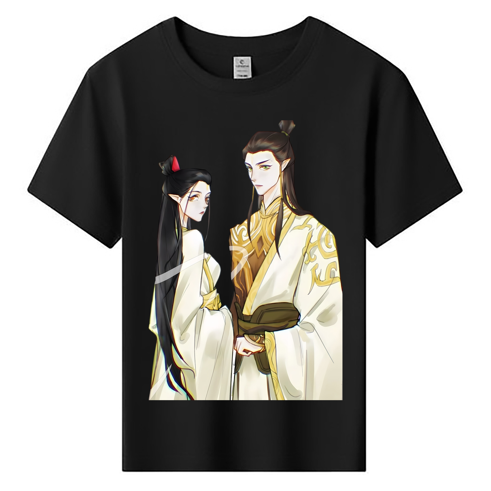 （画像用） Ne Zha 2 ナタ 魔童の大暴れ 綿100％キッズTシャツ（フロントプリント）