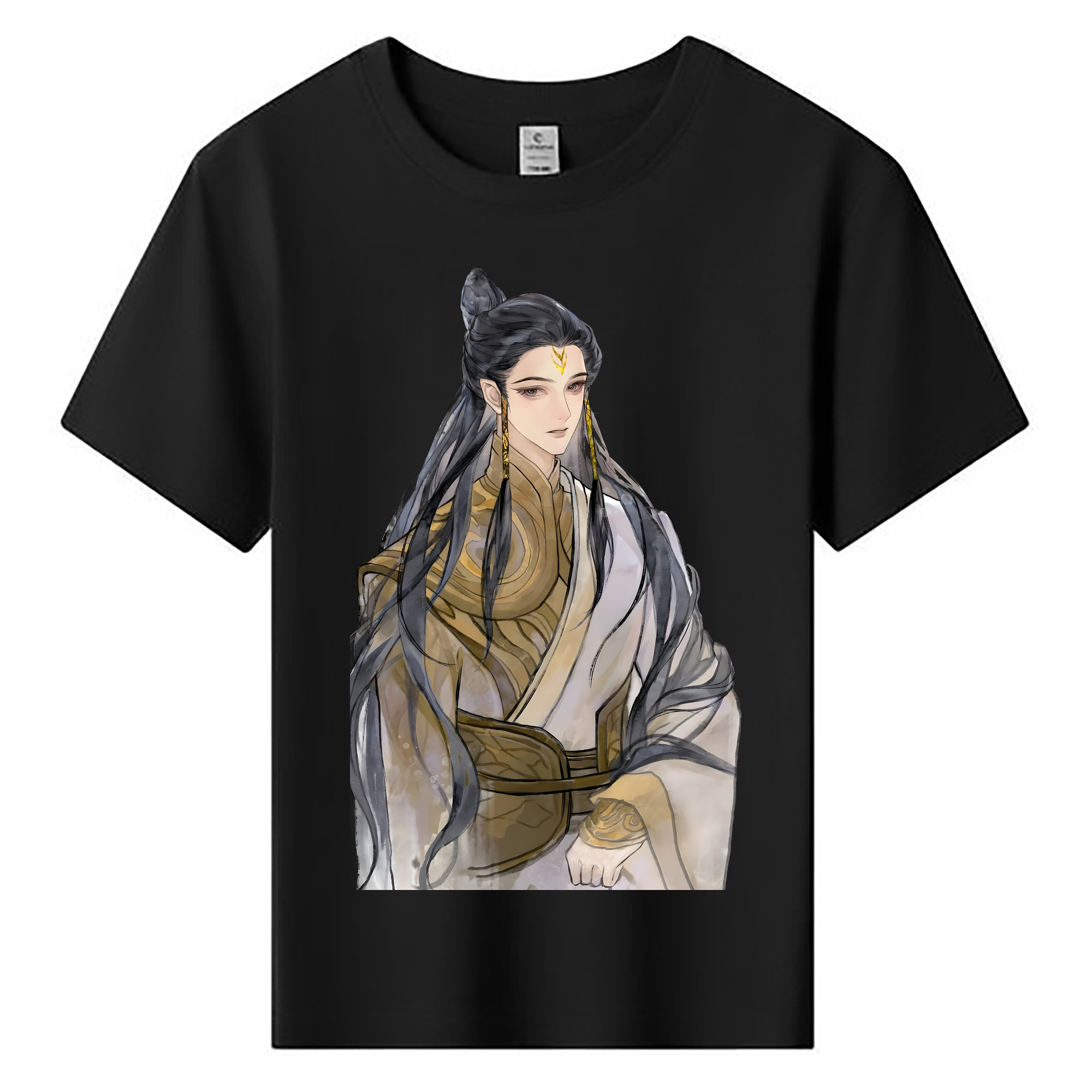 （画像用） Ne Zha 2 ナタ 魔童の大暴れ 綿100％キッズTシャツ（フロントプリント）