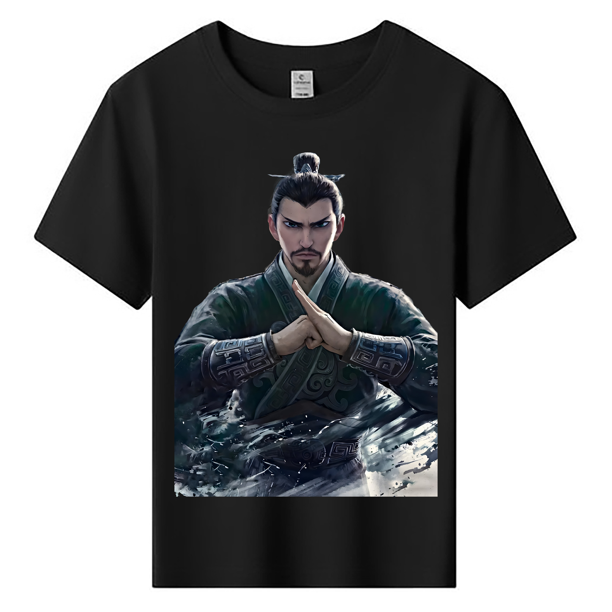 （画像用） Ne Zha 2 ナタ 魔童の大暴れ 綿100％キッズTシャツ（フロントプリント）